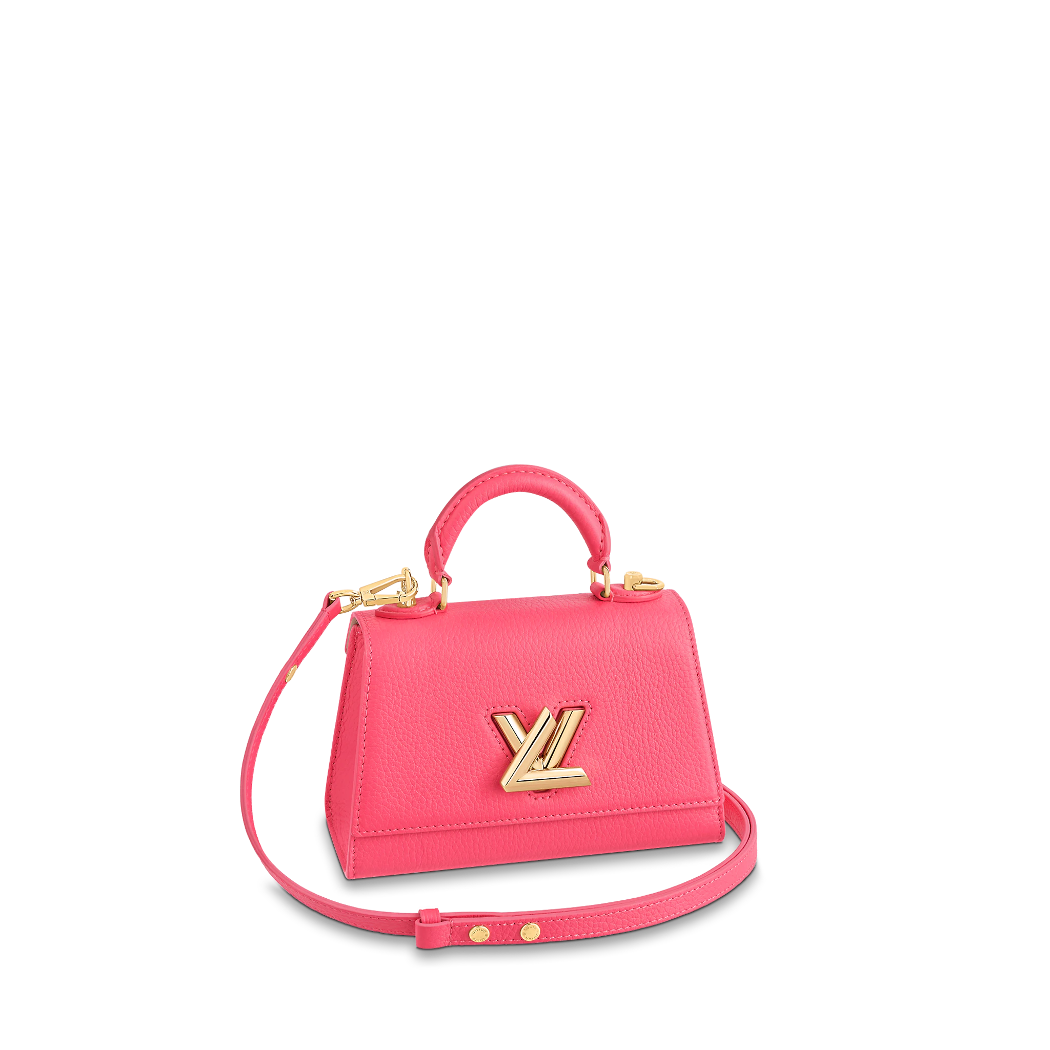 LOUIS VUITTON TWIST ONE HANDLE BB HANDBAG TAURILLON LEATHER DRAGON FRUIT PINK M59285 LOUIS VUITTON TWIST ONE HANDLE BB HANDBAG TAURILLON LEATHER DRAGON FRUIT PINK M59285