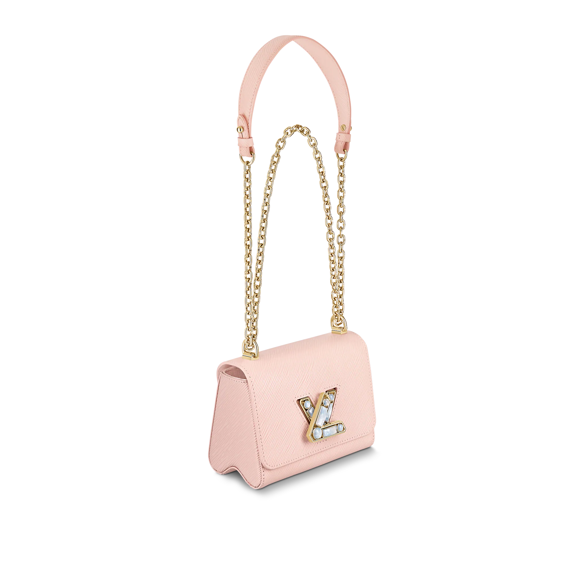 LOUIS VUITTON TWIST PM HANDBACK EPI LEATHER ROSE JASMIN M59043_1 LOUIS VUITTON TWIST PM HANDBACK EPI LEATHER ROSE JASMIN M59043 1