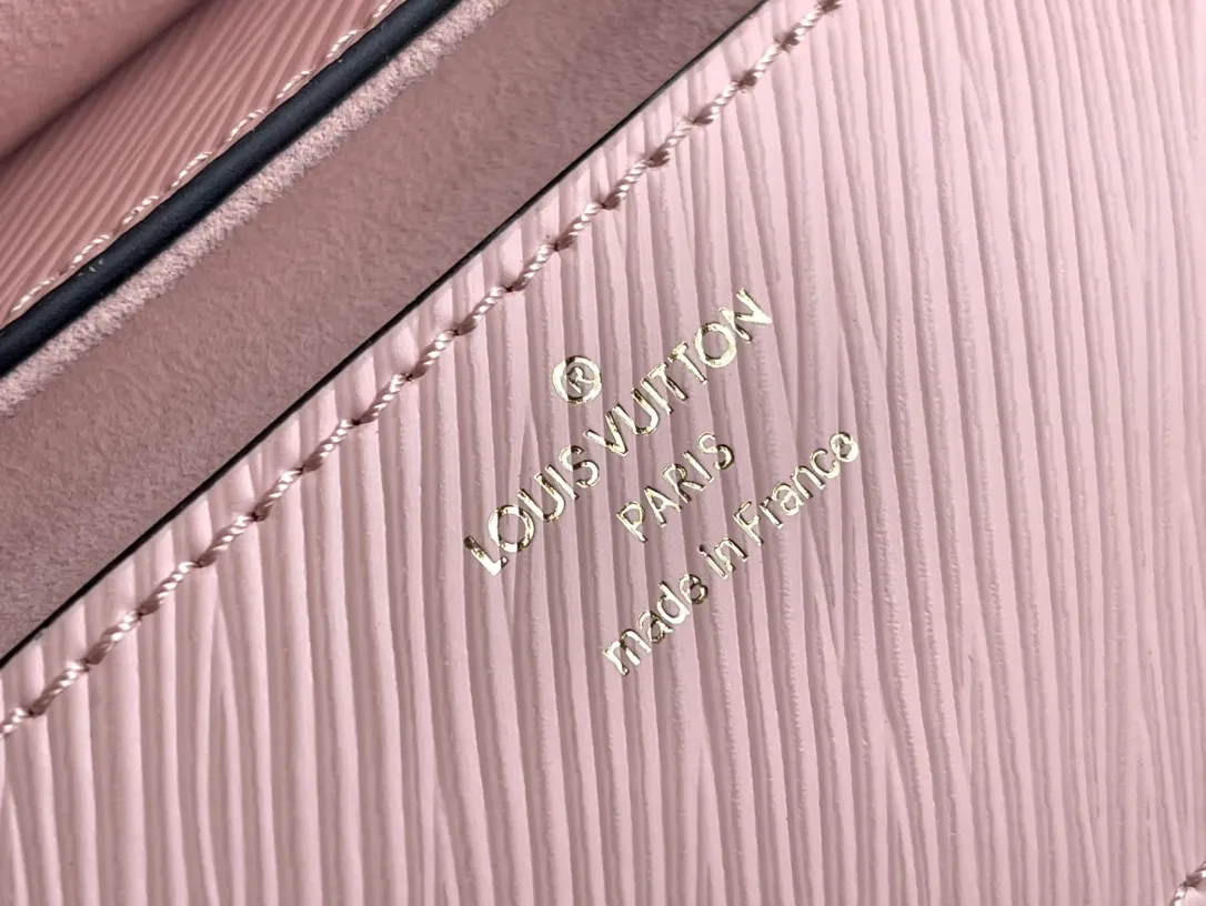 LOUIS VUITTON TWIST PM HANDBAG EPI GRAINED LEATHER PINK M58566_09 LOUIS VUITTON TWIST PM HANDBAG EPI GRAINED LEATHER PINK M58566 09