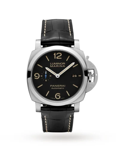PANERAI LUMINOR 1950 44 3 DAYS AUTOMATIC STAINLESS STEEL BLACK PAM01312