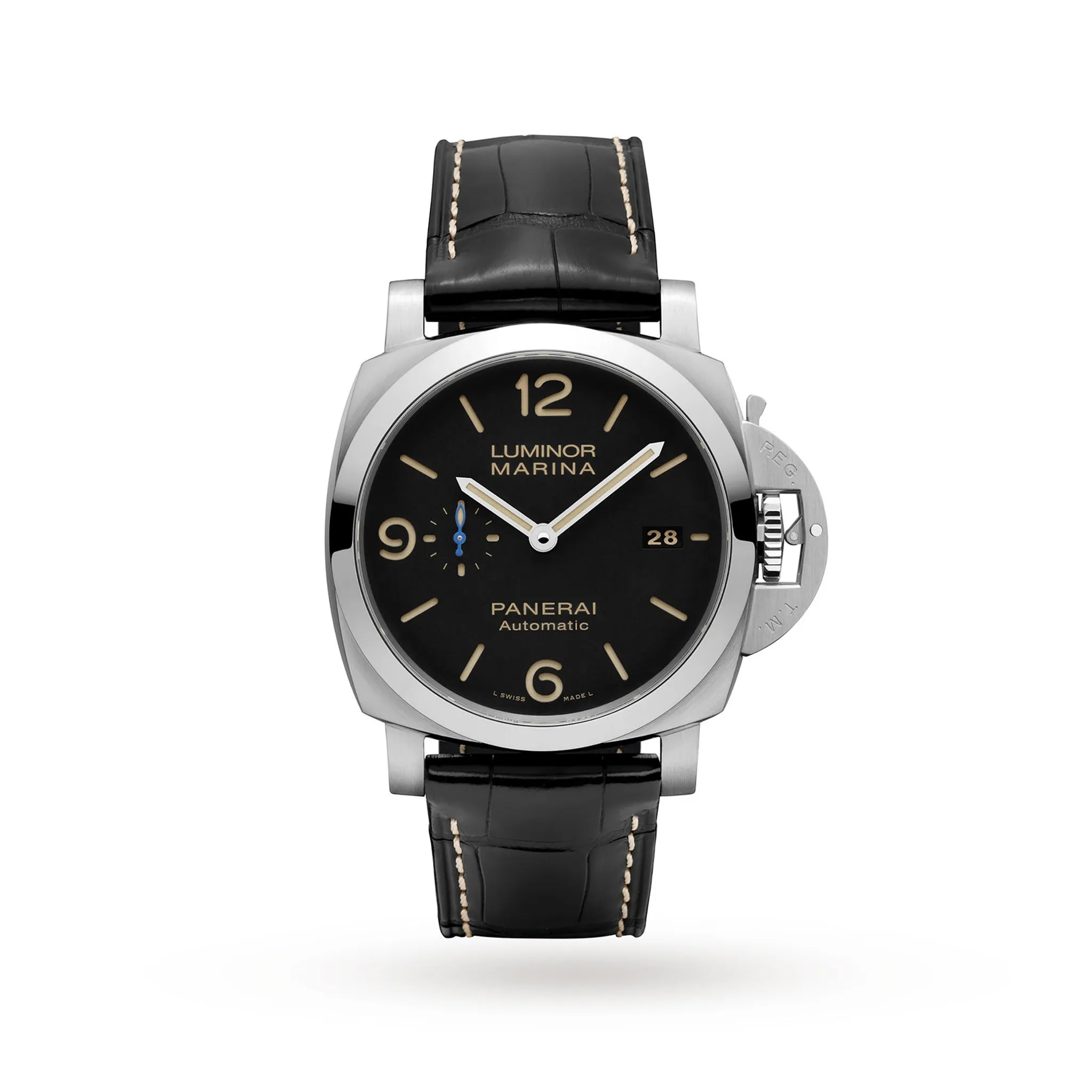 PANERAI-LUMINOR-1950-44-3-DAYS-AUTOMATIC-STAINLESS-STEEL-BLACK-PAM01312 PANERAI LUMINOR 1950 44 3 DAYS AUTOMATIC STAINLESS STEEL BLACK PAM01312