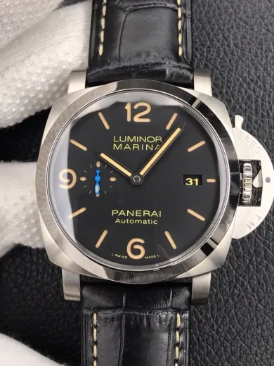 PANERAI LUMINOR 1950 44 3 DAYS AUTOMATIC STAINLESS STEEL BLACK PAM01312 1
