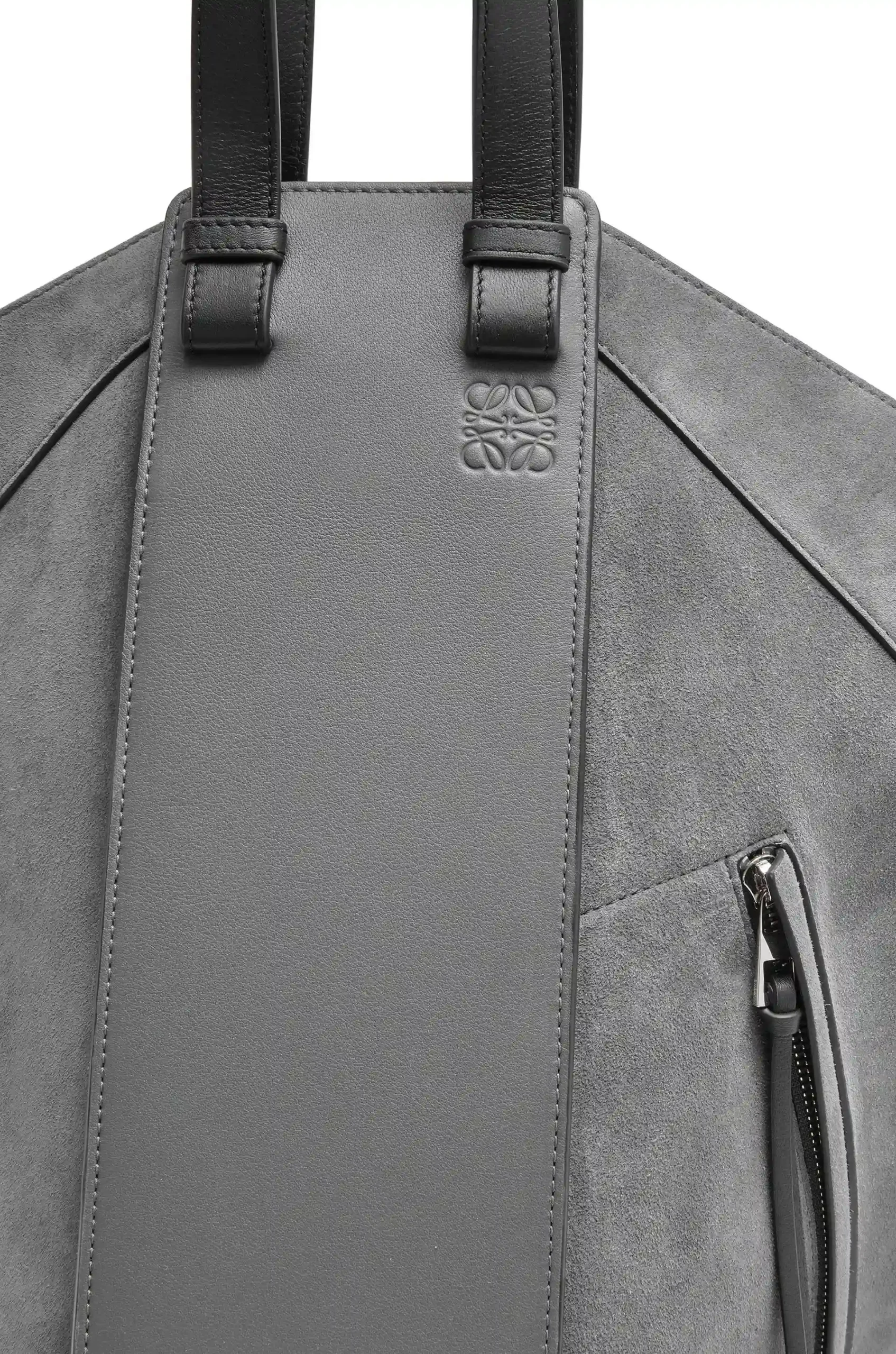 LOEWE-HAMMOCK-TOTE-BAG-IN-CALFSKIN-AND-SUEDE-ANTHRACITE-A538H02X01-1110_6 LOEWE HAMMOCK TOTE BAG IN CALFSKIN AND SUEDE ANTHRACITE A538H02X01 1110 6 scaled