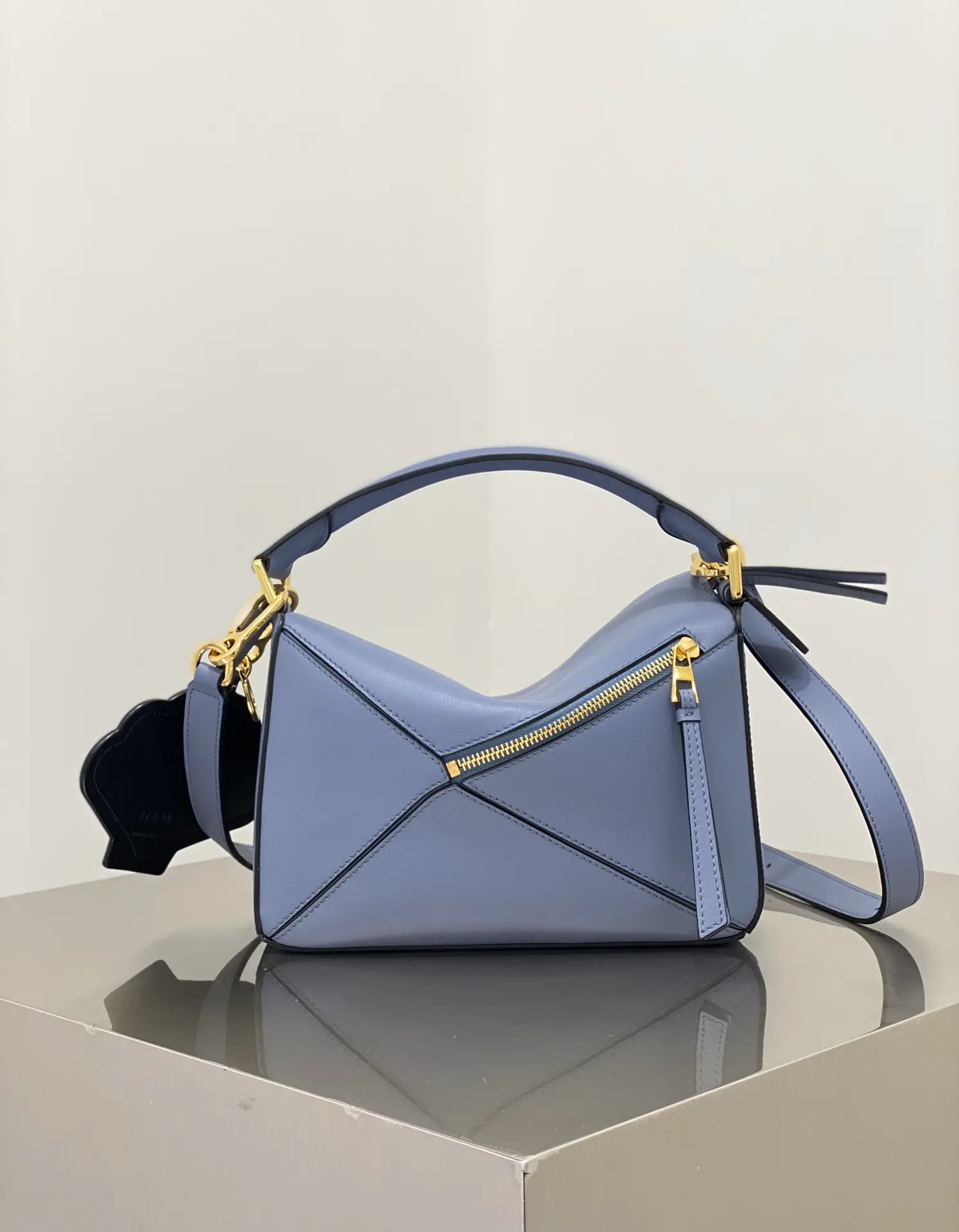 LOEWE-MINI-PUZZLE-BAG-IN-CLASSIC-CALFSKIN-ATLANTIC-BLUE-322.30.U95-6919_3 LOEWE MINI PUZZLE BAG IN CLASSIC CALFSKIN ATLANTIC BLUE 322.30.U95 6919 3