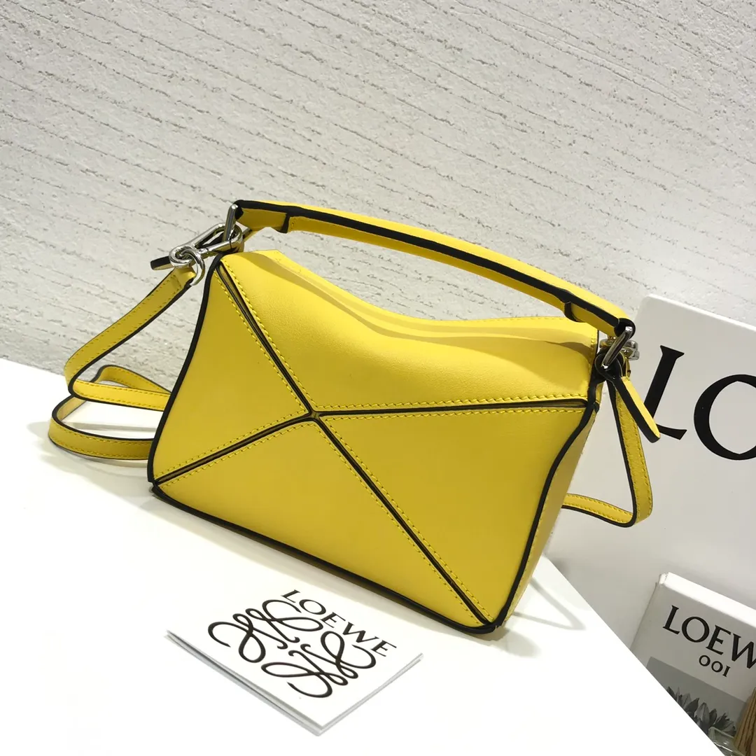 LOEWE-MINI-PUZZLE-BAG-IN-CLASSIC-CALFSKIN-LIME-YELLOW-322.30.U95-4801_4 LOEWE MINI PUZZLE BAG IN CLASSIC CALFSKIN LIME YELLOW 322.30.U95 4801 4