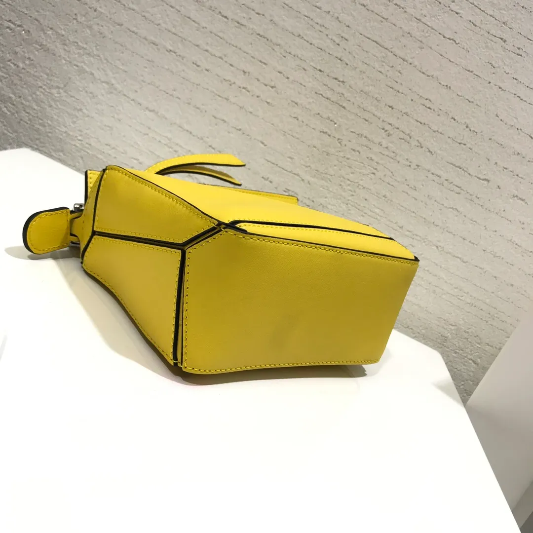 LOEWE-MINI-PUZZLE-BAG-IN-CLASSIC-CALFSKIN-LIME-YELLOW-322.30.U95-4801_6 LOEWE MINI PUZZLE BAG IN CLASSIC CALFSKIN LIME YELLOW 322.30.U95 4801 6