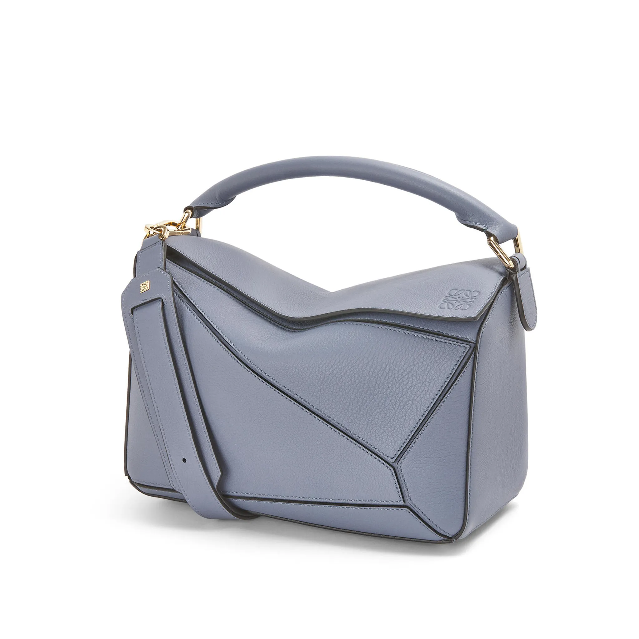 LOEWE-PUZZLE-BAG-IN-CLASSIC-CALFSKIN-ATLANTIC-BLUE-322.30.S20-6919 LOEWE PUZZLE BAG IN CLASSIC CALFSKIN ATLANTIC BLUE 322.30.S20 6919