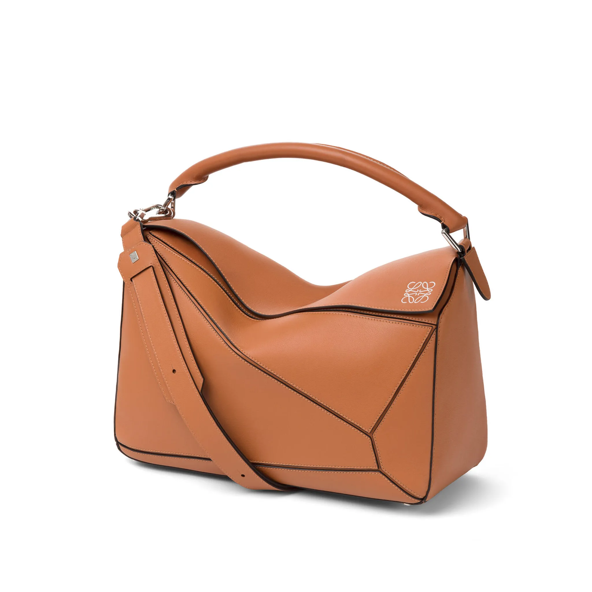 LOEWE-PUZZLE-BAG-IN-CLASSIC-CALFSKIN-TAN-322.30.S20-2530 LOEWE PUZZLE BAG IN CLASSIC CALFSKIN TAN 322.30.S20 2530