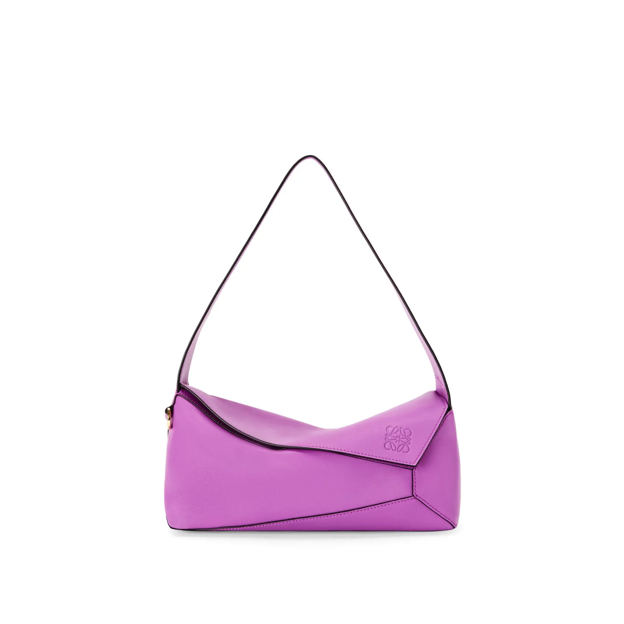 LOEWE-PUZZLE-HOBO-BAG-IN-NAPPA-CALFSKIN-BRIGHT-PURPLE-A510J67X01-6450 LOEWE PUZZLE HOBO BAG IN NAPPA CALFSKIN BRIGHT PURPLE A510J67X01 6450