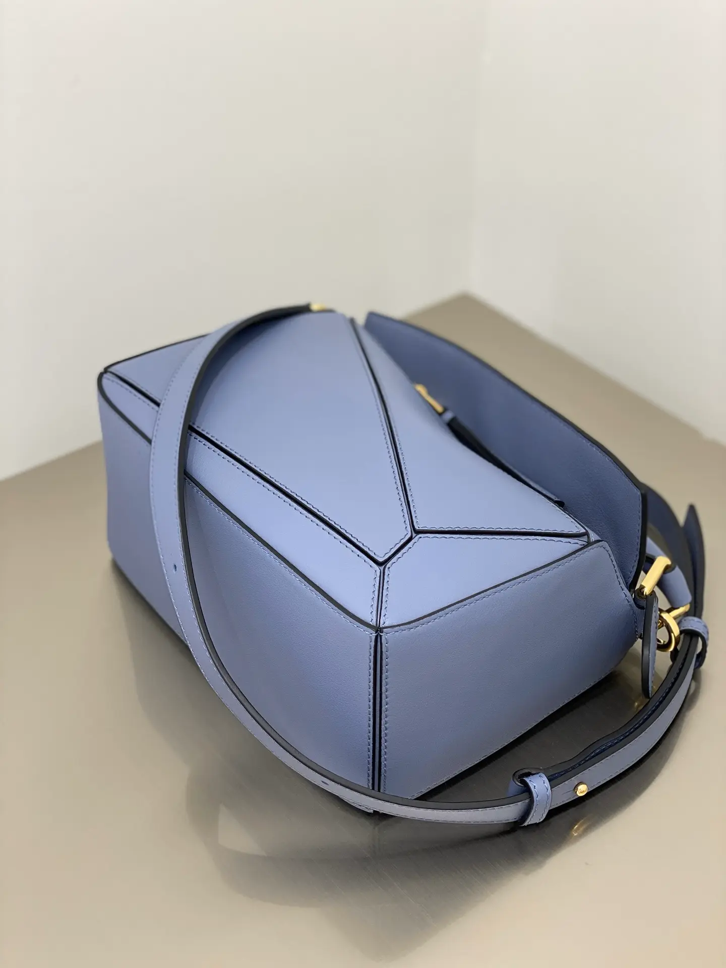 LOEWE-SMALL-PUZZLE-BAG-IN-CLASSIC-CALFSKIN-ATLANTIC-BLUE-322.30.S21-6919_5 LOEWE SMALL PUZZLE BAG IN CLASSIC CALFSKIN ATLANTIC BLUE 322.30.S21 6919 5