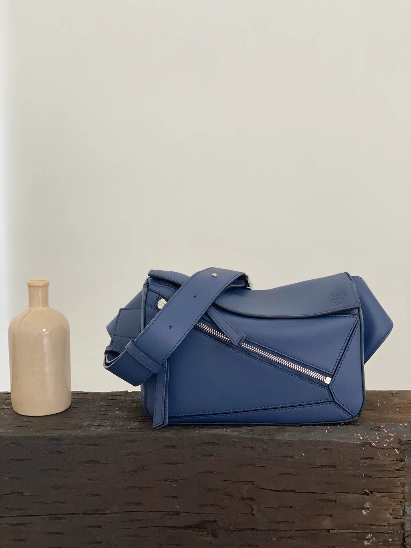LOEWE-SMALL-PUZZLE-BUMBAG-IN-CLASSIC-CALFSKIN-OCEAN-B510P35X09-5543_1 LOEWE SMALL PUZZLE BUMBAG IN CLASSIC CALFSKIN OCEAN B510P35X09 5543 1