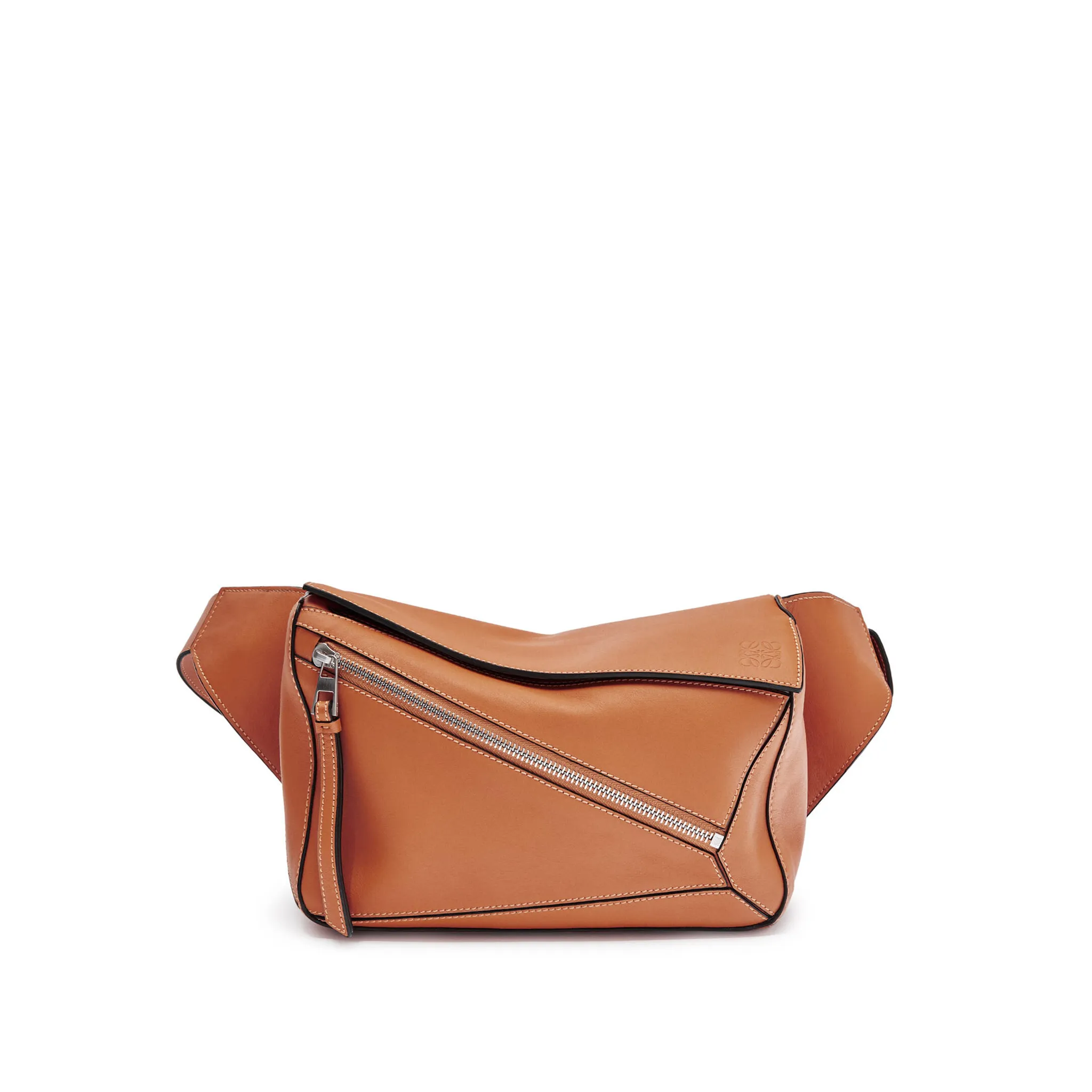 LOEWE-SMALL-PUZZLE-BUMBAG-IN-CLASSIC-CALFSKIN-TAN-B510P35X09-2530 LOEWE SMALL PUZZLE BUMBAG IN CLASSIC CALFSKIN TAN B510P35X09 2530