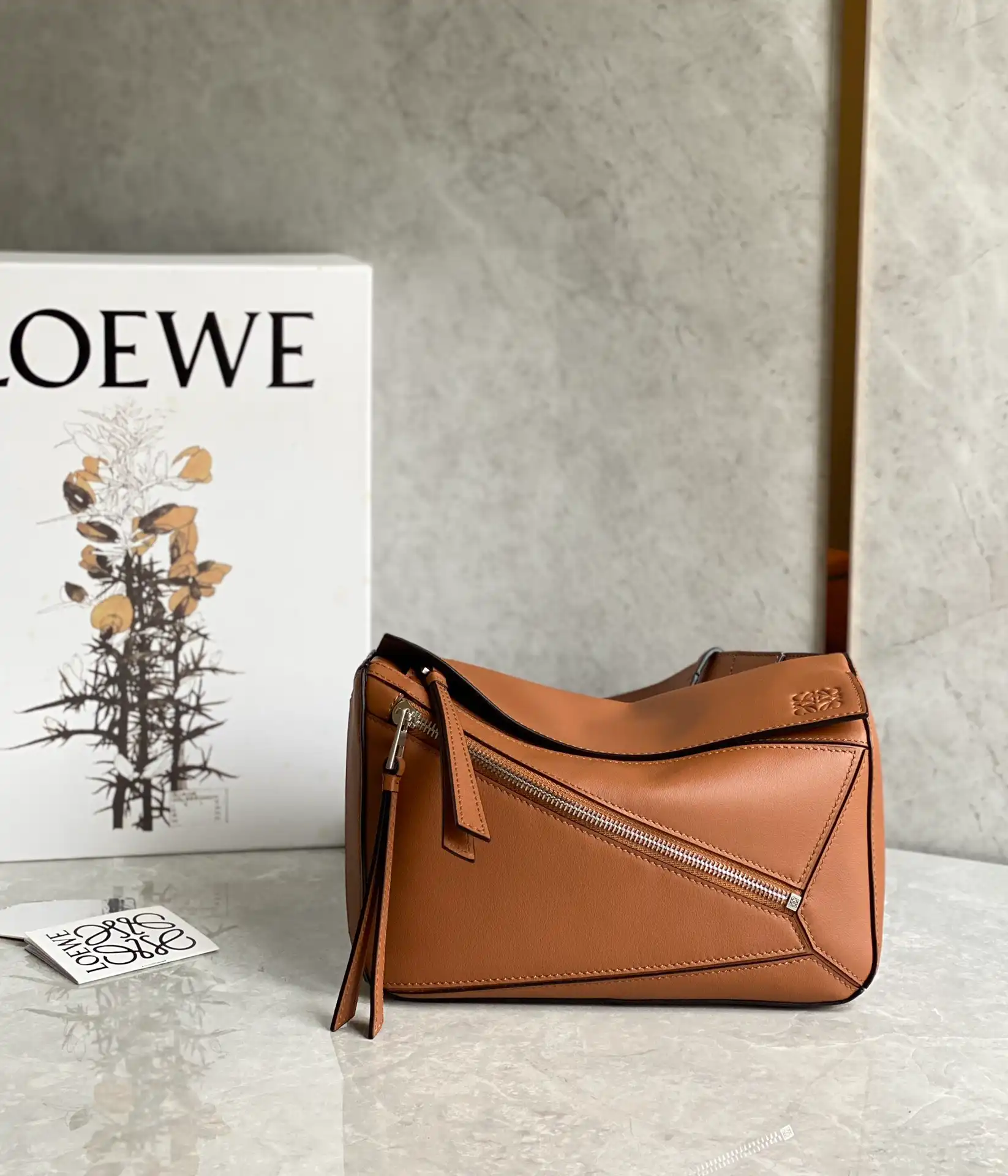 LOEWE-SMALL-PUZZLE-BUMBAG-IN-CLASSIC-CALFSKIN-TAN-B510P35X09-2530_01 LOEWE SMALL PUZZLE BUMBAG IN CLASSIC CALFSKIN TAN B510P35X09 2530 01