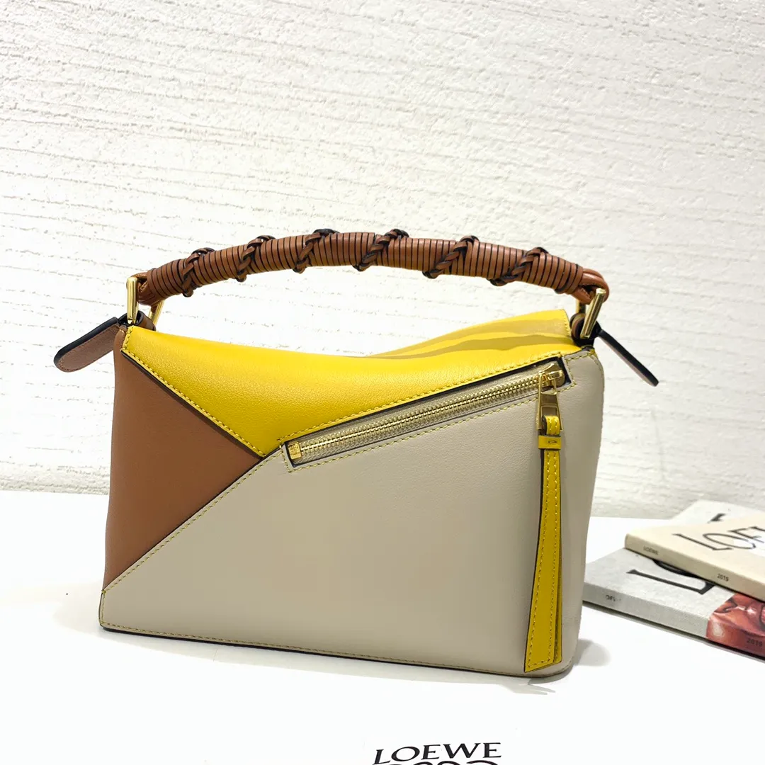 LOEWE-SMALL-PUZZLE-EDGE-BAG-IN-NAPPA-CALFSKIN-MUSTARD-OAT-A510P60X06-8311_4 LOEWE SMALL PUZZLE EDGE BAG IN NAPPA CALFSKIN MUSTARD OAT A510P60X06 8311 4
