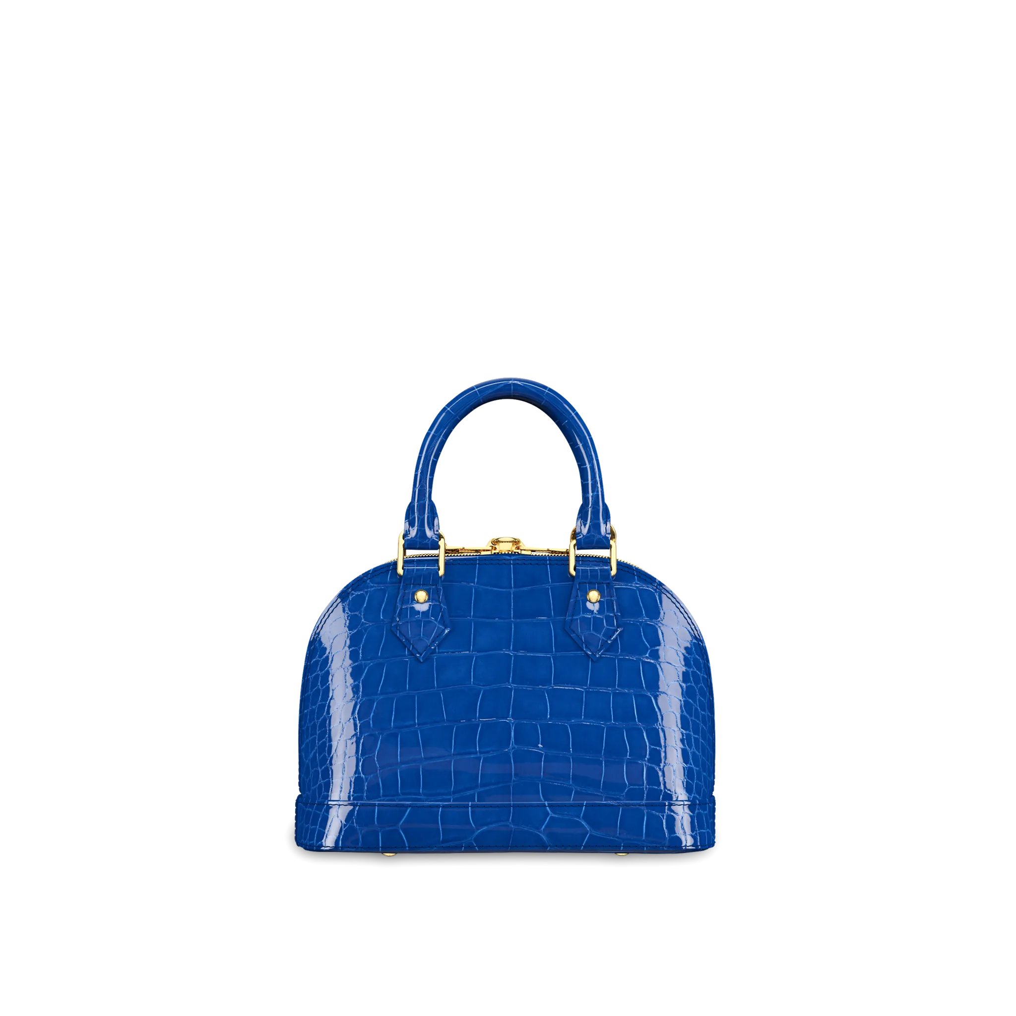 LOUIS VUITTON ALMA BB HANDBAG BRILLIANT ALLIGATOR LEATHER SANTORIN BLUE N96119_2 LOUIS VUITTON ALMA BB HANDBAG BRILLIANT ALLIGATOR LEATHER SANTORIN BLUE N96119 2