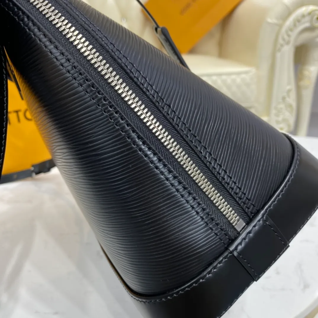 LOUIS VUITTON ALMA BB HANDBAG EPI GRAINED COWHIDE LEATHER BLACK M40862_5 LOUIS VUITTON ALMA BB HANDBAG EPI GRAINED COWHIDE LEATHER BLACK M40862 5