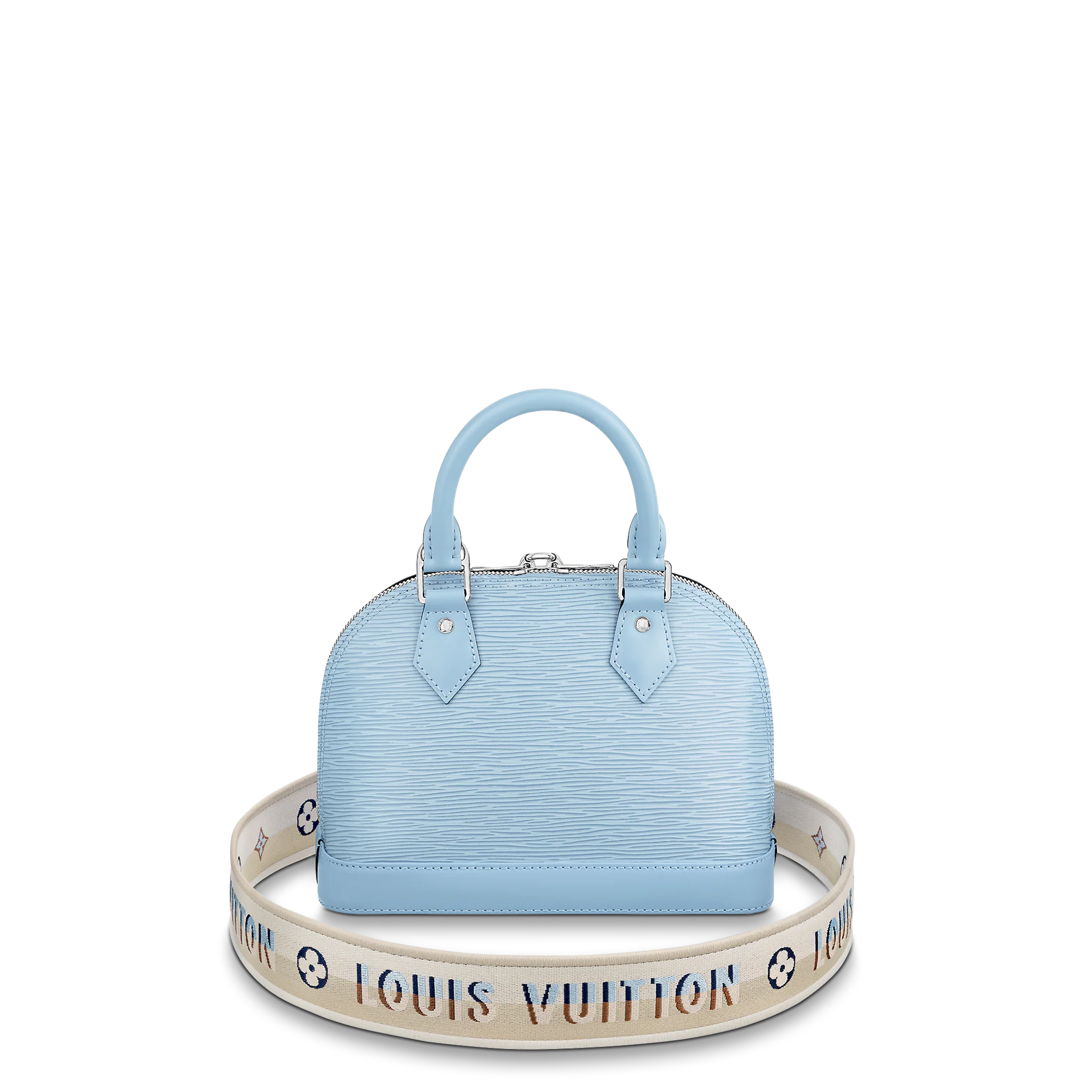 LOUIS VUITTON ALMA BB HANDBAG EPI GRAINED COWHIDE LEATHER BLEU NUAGE BLUE M59345_3 LOUIS VUITTON ALMA BB HANDBAG EPI GRAINED COWHIDE LEATHER BLEU NUAGE BLUE M59345 3