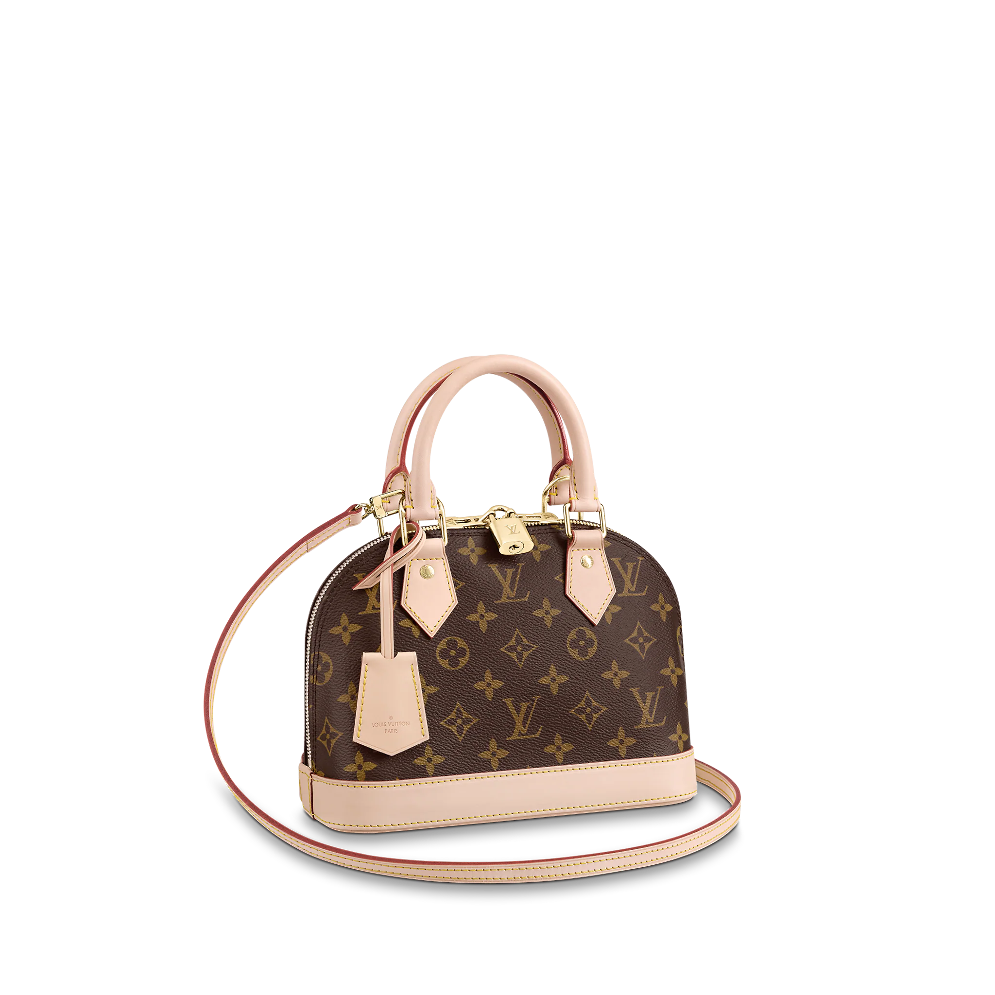 LOUIS VUITTON ALMA BB HANDBAG MONOGRAM COATED CANVAS M53152 LOUIS VUITTON ALMA BB HANDBAG MONOGRAM COATED CANVAS M53152