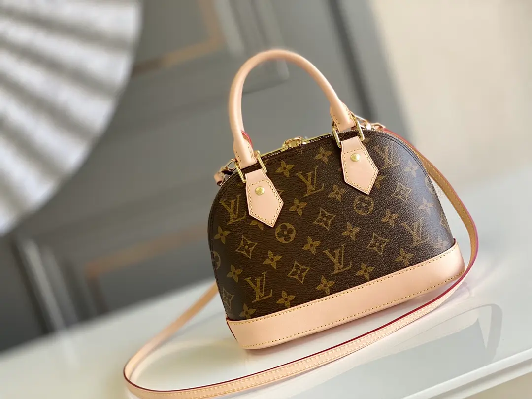 LOUIS VUITTON ALMA BB HANDBAG MONOGRAM COATED CANVAS M53152_3 LOUIS VUITTON ALMA BB HANDBAG MONOGRAM COATED CANVAS M53152 3