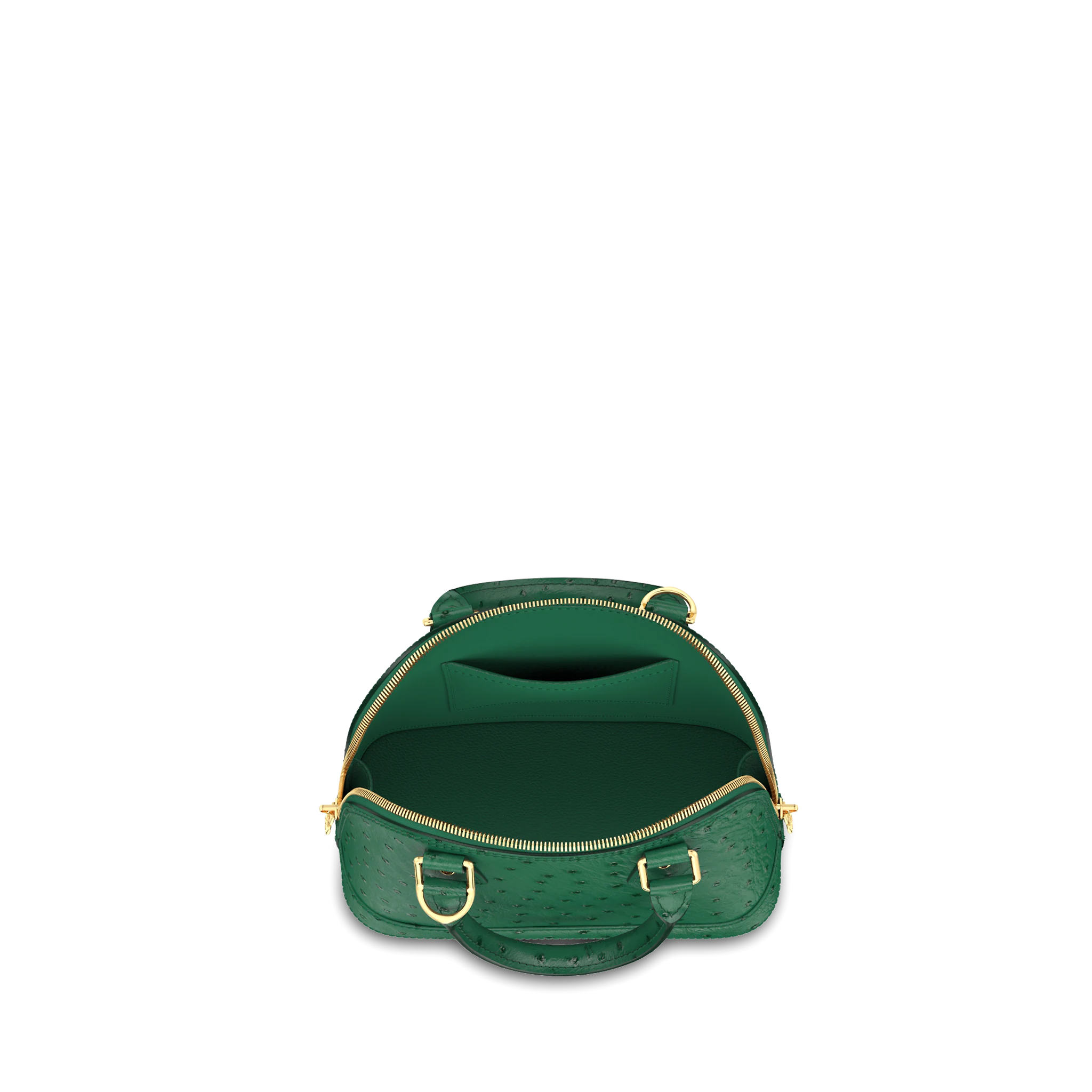 LOUIS VUITTON ALMA BB HANDBAG OSTRICH LEATHER MINT N91233_2 LOUIS VUITTON ALMA BB HANDBAG OSTRICH LEATHER MINT N91233 2