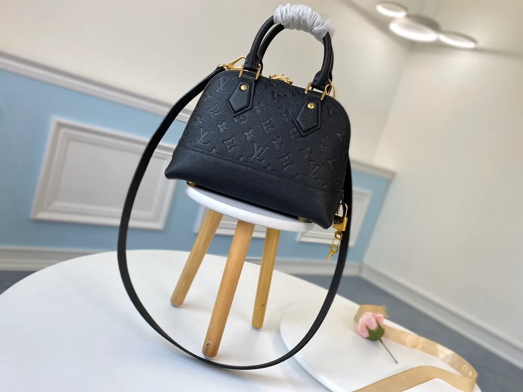 LOUIS VUITTON ALMA BB HANDBAG SUPPLE GRAINED COWHIDE LEATHER BLACK M44829_3 LOUIS VUITTON ALMA BB HANDBAG SUPPLE GRAINED COWHIDE LEATHER BLACK M44829 3