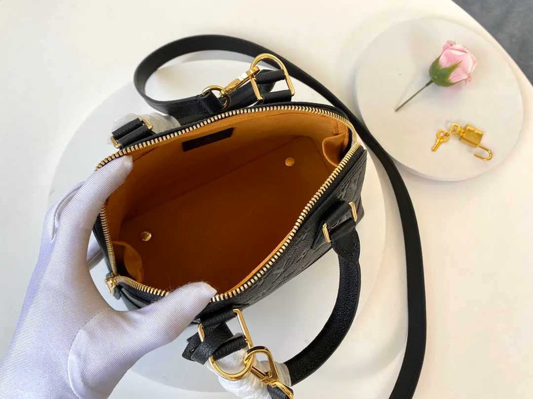 LOUIS VUITTON ALMA BB HANDBAG SUPPLE GRAINED COWHIDE LEATHER BLACK M44829_5 LOUIS VUITTON ALMA BB HANDBAG SUPPLE GRAINED COWHIDE LEATHER BLACK M44829 5