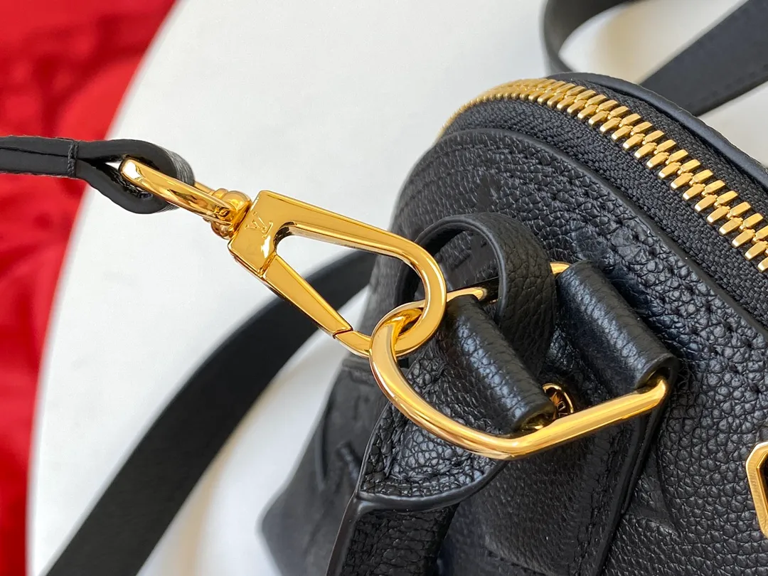 LOUIS VUITTON ALMA BB HANDBAG SUPPLE GRAINED COWHIDE LEATHER BLACK M44829_7 LOUIS VUITTON ALMA BB HANDBAG SUPPLE GRAINED COWHIDE LEATHER BLACK M44829 7