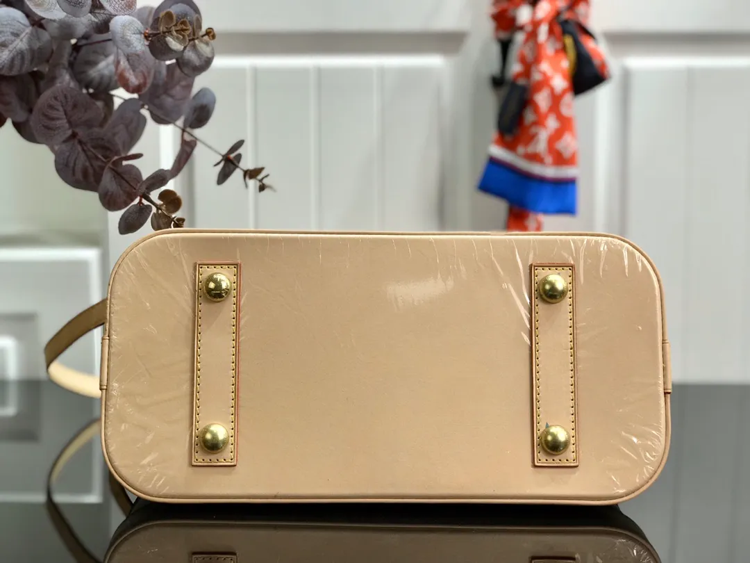 LOUIS VUITTON ALMA MM HANDBAG MONOGRAM COATED CANVAS M40878_5 LOUIS VUITTON ALMA MM HANDBAG MONOGRAM COATED CANVAS M40878 5