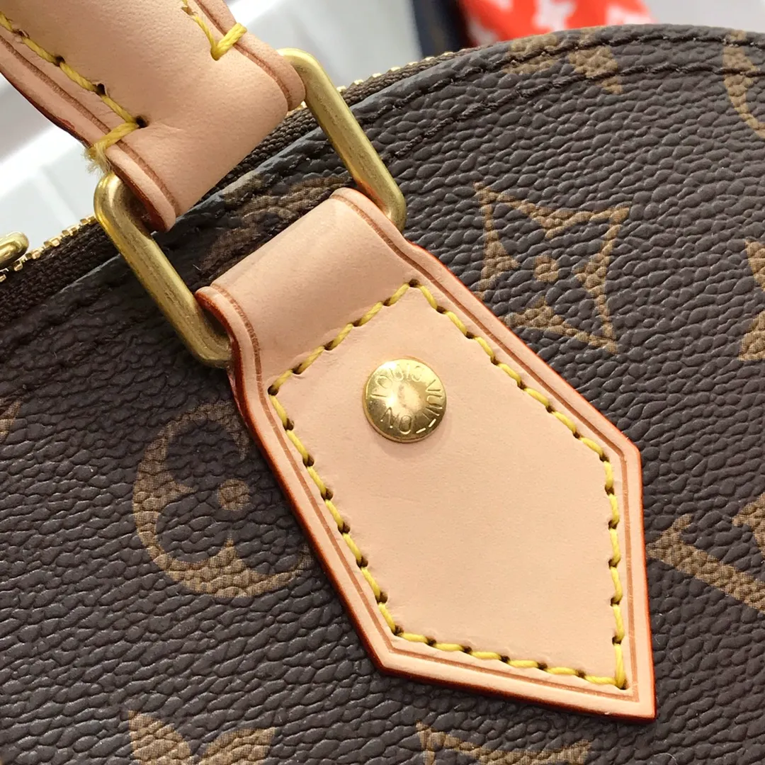 LOUIS VUITTON ALMA MM HANDBAG MONOGRAM COATED CANVAS M40878_6 LOUIS VUITTON ALMA MM HANDBAG MONOGRAM COATED CANVAS M40878 6