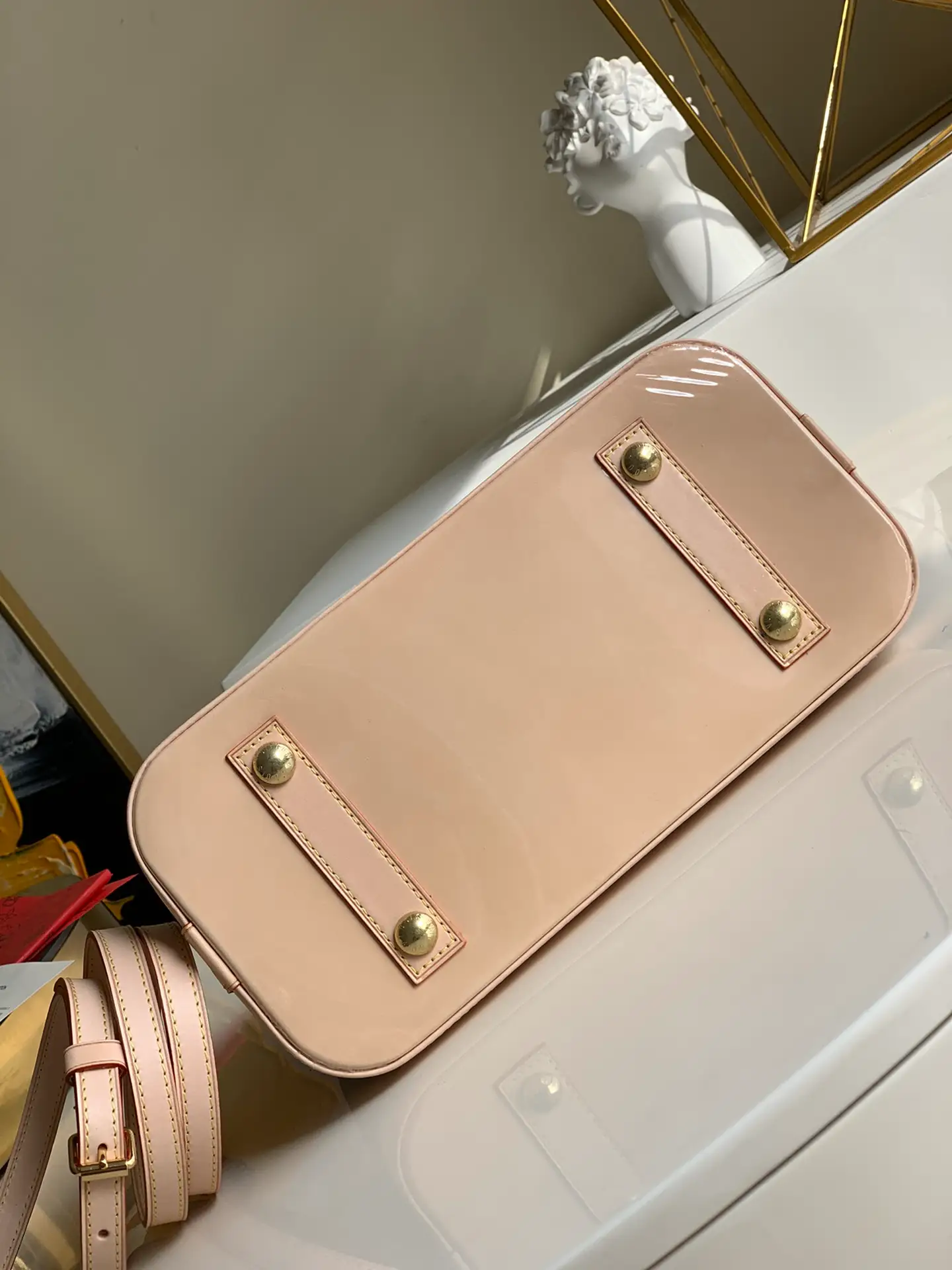 LOUIS VUITTON ALMA PM HANDBAG MONOGRAM COATED CANVAS M53151_3 LOUIS VUITTON ALMA PM HANDBAG MONOGRAM COATED CANVAS M53151 3