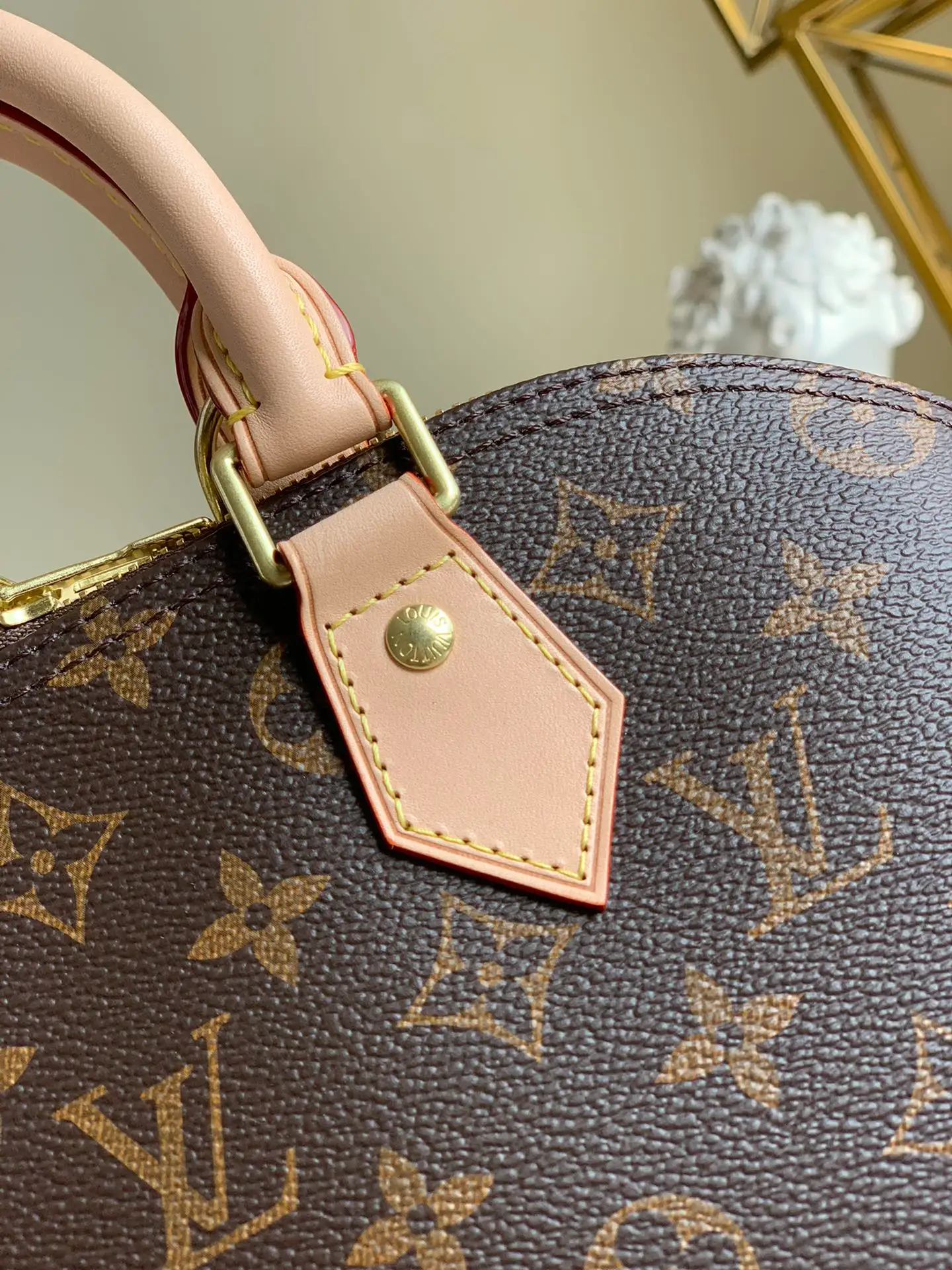 LOUIS VUITTON ALMA PM HANDBAG MONOGRAM COATED CANVAS M53151_7 LOUIS VUITTON ALMA PM HANDBAG MONOGRAM COATED CANVAS M53151 7