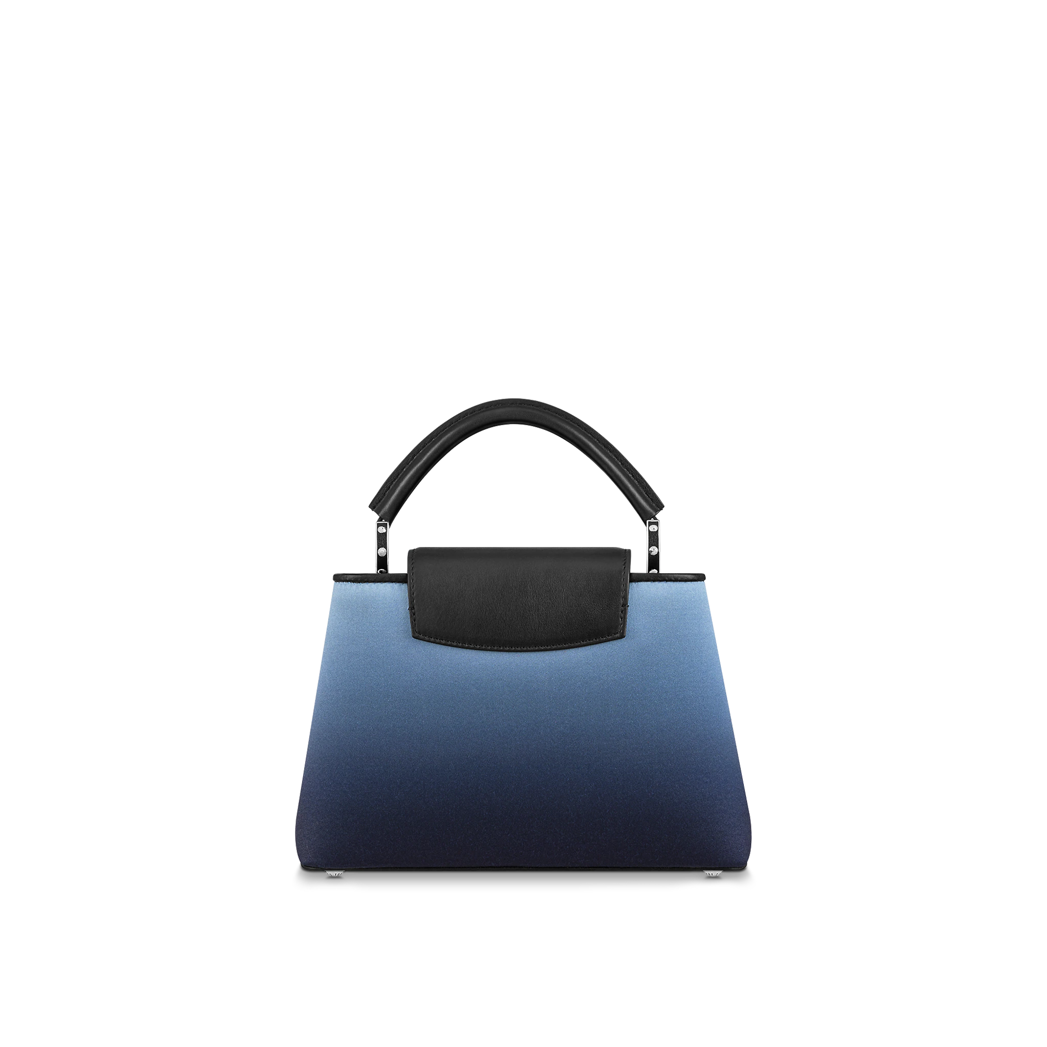 LOUIS VUITTON CAPUCINES BB STARDUST HANDBAG SILK SATIN BLUE M59186_3 LOUIS VUITTON CAPUCINES BB STARDUST HANDBAG SILK SATIN BLUE M59186 3