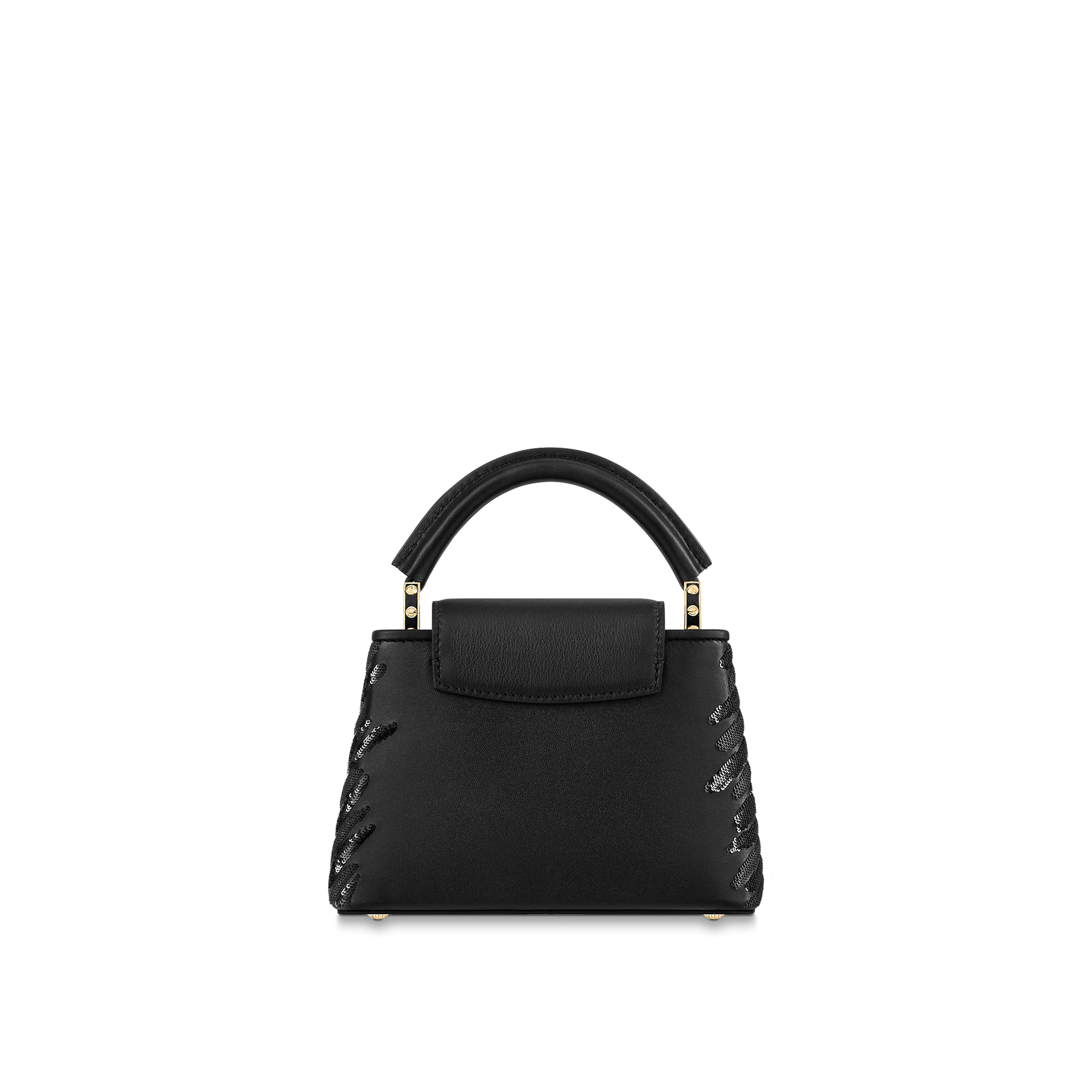 LOUIS VUITTON CAPUCINES MINI HANDBAG SEQUINS EMBROIDERED ON SATIN BLACK M59647_3 LOUIS VUITTON CAPUCINES MINI HANDBAG SEQUINS EMBROIDERED ON SATIN BLACK M59647 3