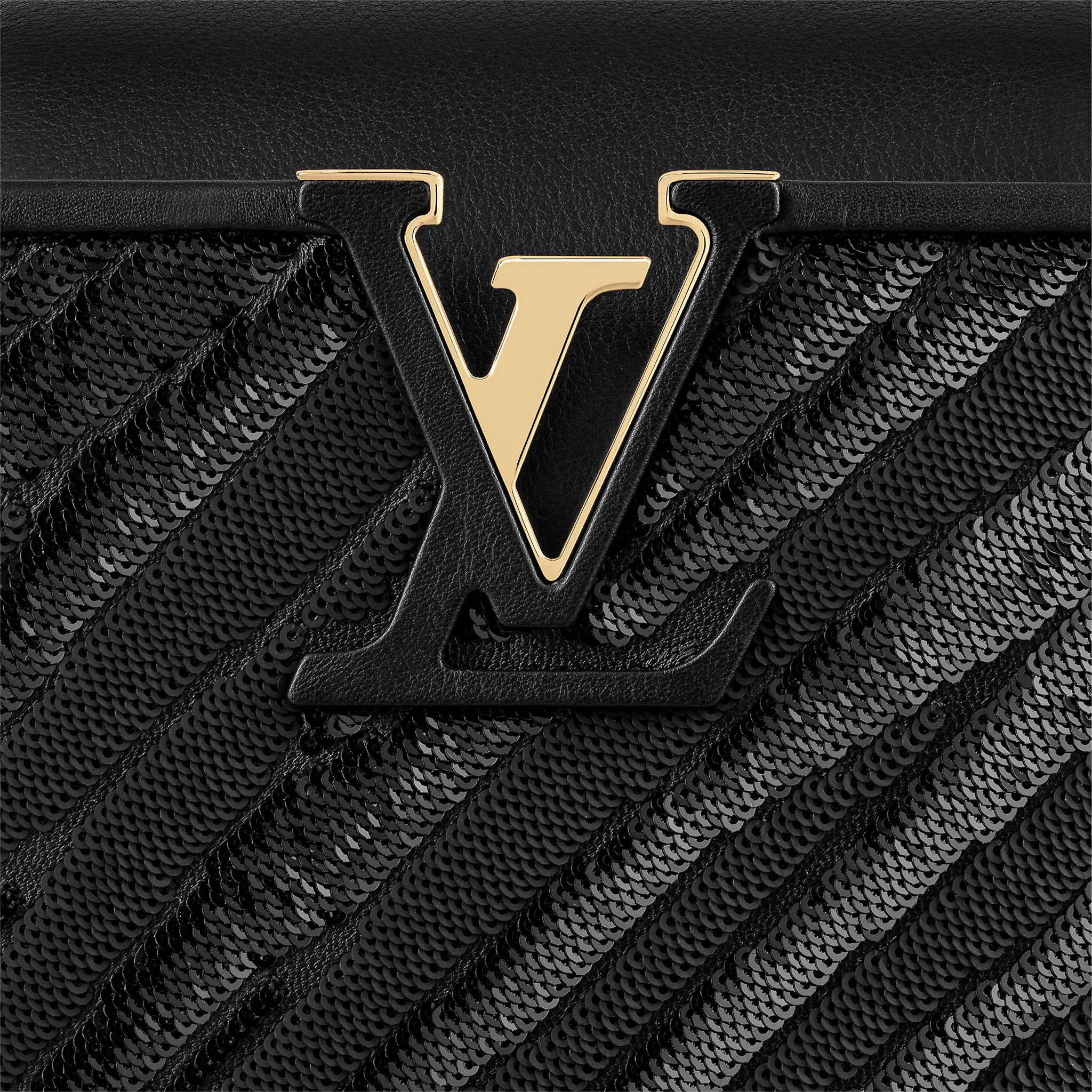 LOUIS VUITTON CAPUCINES MINI HANDBAG SEQUINS EMBROIDERED ON SATIN BLACK M59647_5 LOUIS VUITTON CAPUCINES MINI HANDBAG SEQUINS EMBROIDERED ON SATIN BLACK M59647 5