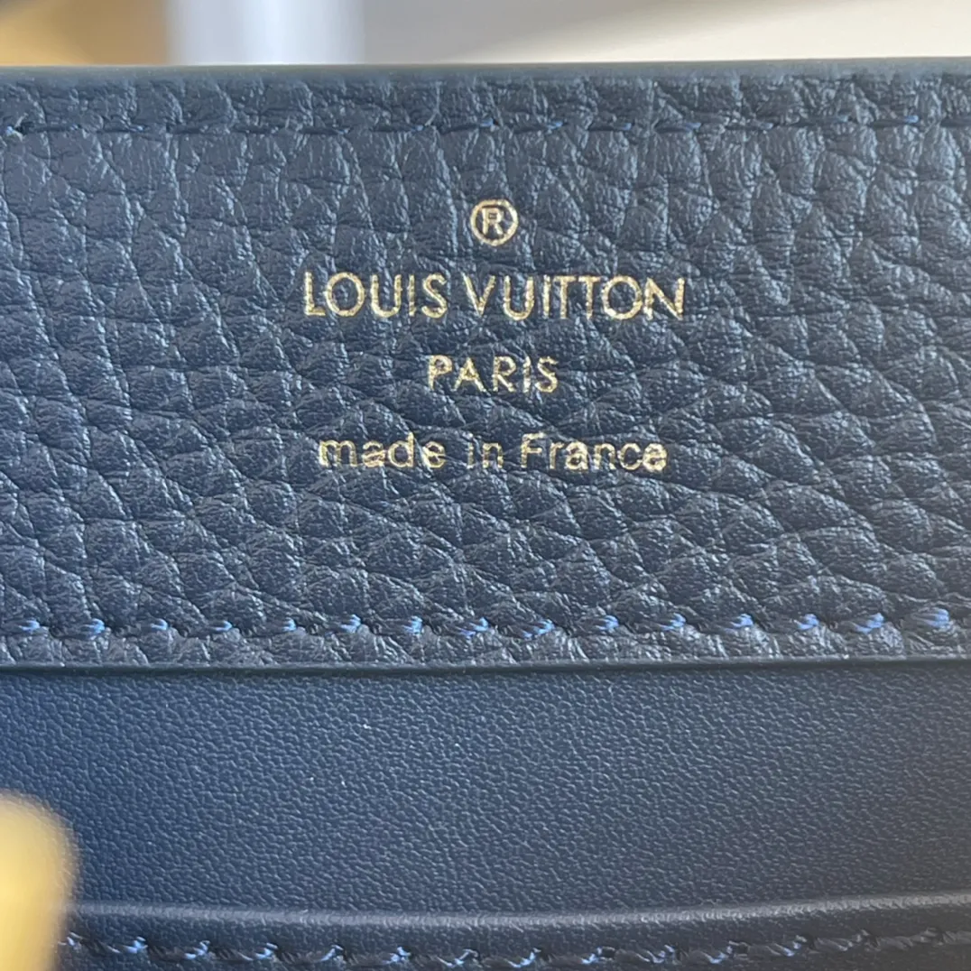 LOUIS VUITTON CAPUCINES MINI HANDBAG TAURILLON AND PYTHON LEATHER BLUE N80421_9 LOUIS VUITTON CAPUCINES MINI HANDBAG TAURILLON AND PYTHON LEATHER BLUE N80421 9