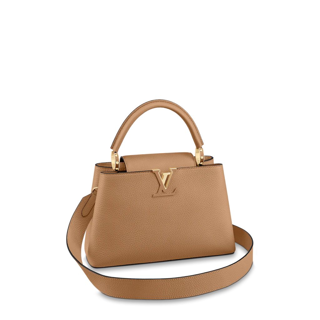 LOUIS VUITTON CAPUCINES MM HANDBAG TAURILLON LEATHER ARIZONA M59227 LOUIS VUITTON CAPUCINES MM HANDBAG TAURILLON LEATHER ARIZONA M59227