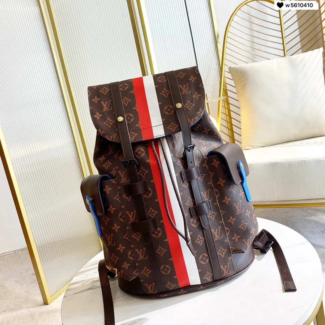 LOUIS VUITTON CHRISTOPHER MM BACKPACK MONOGRAM PATTERN M59662_1 LOUIS VUITTON CHRISTOPHER MM BACKPACK MONOGRAM PATTERN M59662 1