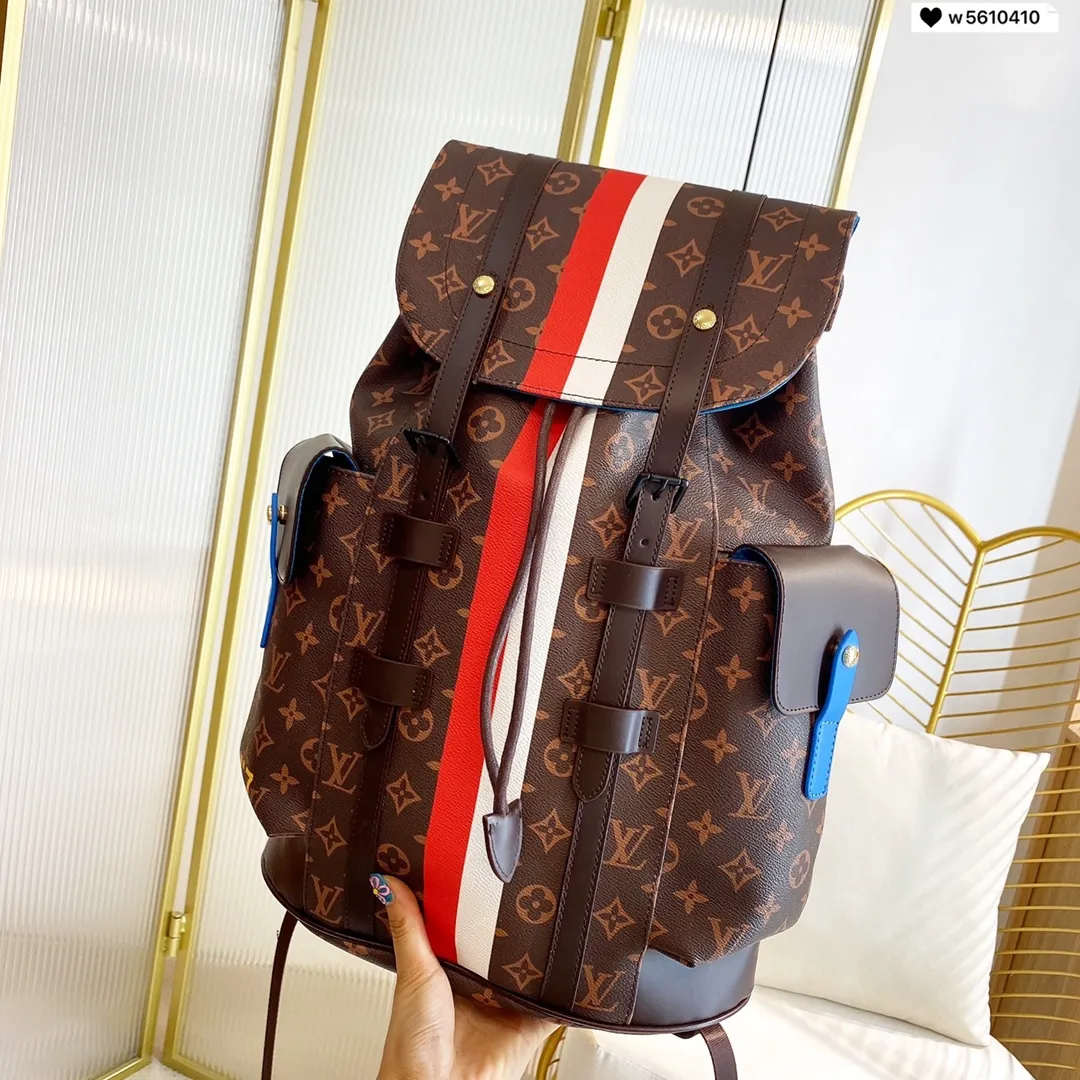 LOUIS VUITTON CHRISTOPHER MM BACKPACK MONOGRAM PATTERN M59662_3 LOUIS VUITTON CHRISTOPHER MM BACKPACK MONOGRAM PATTERN M59662 3