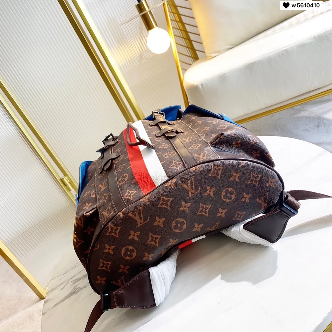 LOUIS VUITTON CHRISTOPHER MM BACKPACK MONOGRAM PATTERN M59662_4 LOUIS VUITTON CHRISTOPHER MM BACKPACK MONOGRAM PATTERN M59662 4