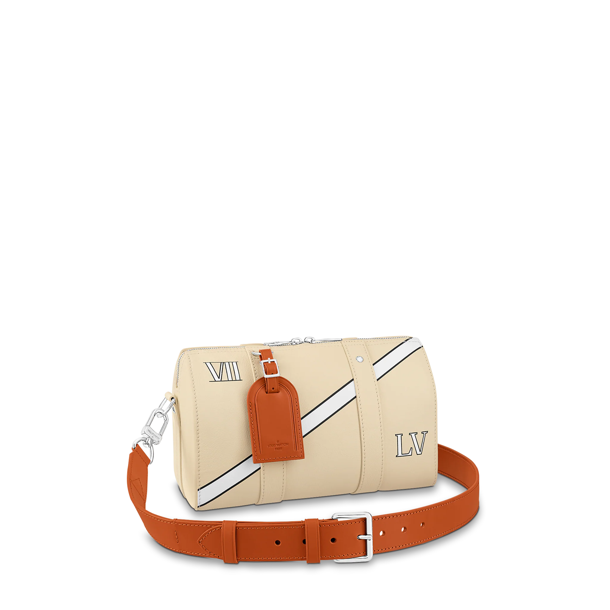 LOUIS VUITTON CITY KEEPALL BAG CALF LEATHER BEIGE M59670 LOUIS VUITTON CITY KEEPALL BAG CALF LEATHER BEIGE M59670