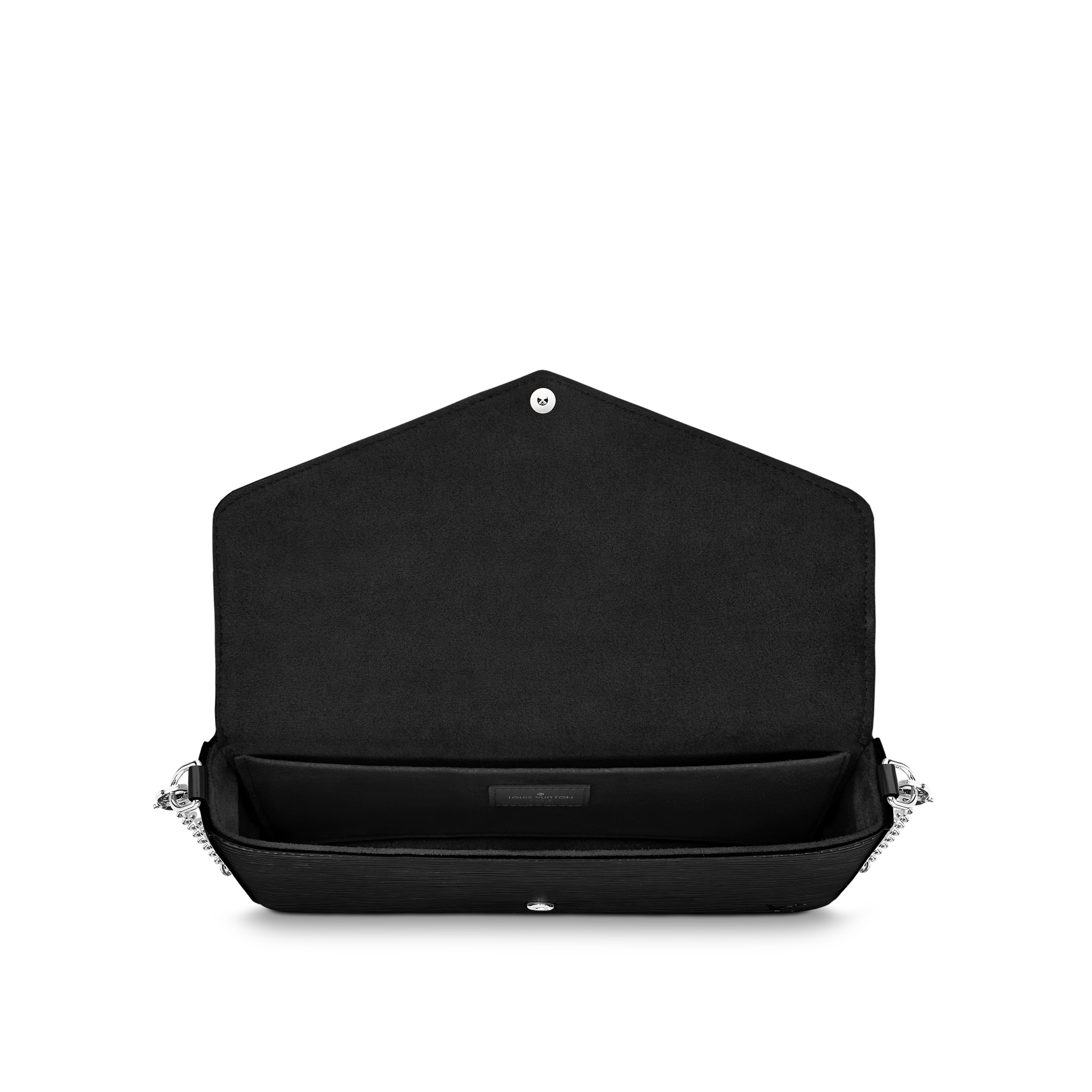 LOUIS VUITTON FÉLICIE POCHETTE BAG EPI GRAINED COWHIDE LEATHER BLACK M62648_2 LOUIS VUITTON FELICIE POCHETTE BAG EPI GRAINED COWHIDE LEATHER BLACK M62648 2