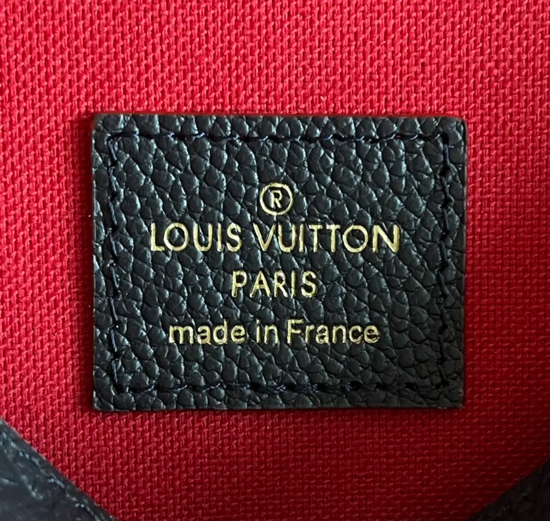 LOUIS VUITTON FÉLICIE POCHETTE BAG SUPPLE GRAINED COWHIDE LEATHER BLUE M64099_9 LOUIS VUITTON FELICIE POCHETTE BAG SUPPLE GRAINED COWHIDE LEATHER BLUE M64099 9