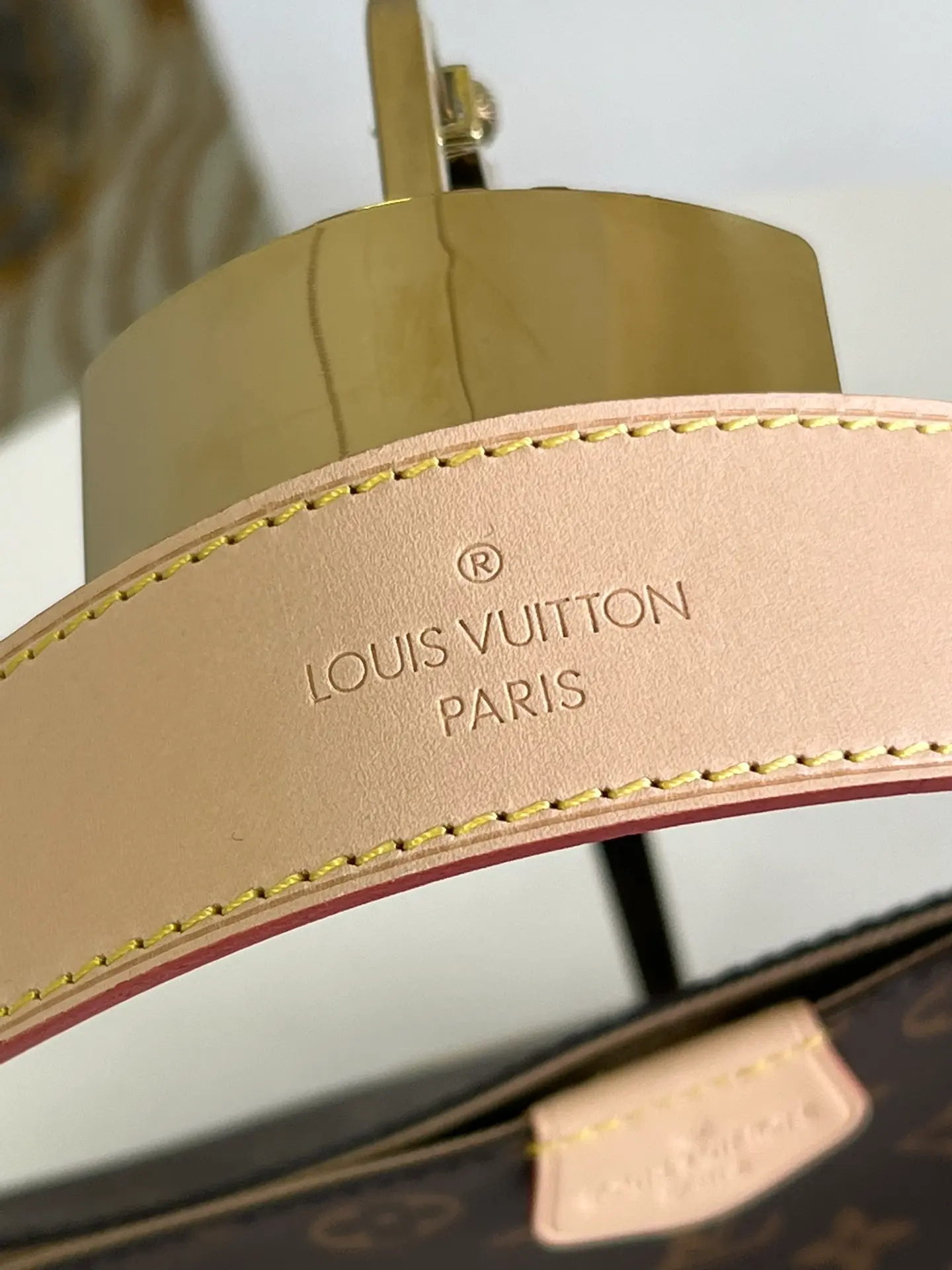 LOUIS VUITTON GRACEFUL PM HOBO BAG MONOGRAM COATED CANVAS BEIGE M43701_7 LOUIS VUITTON GRACEFUL PM HOBO BAG MONOGRAM COATED CANVAS BEIGE M43701 7