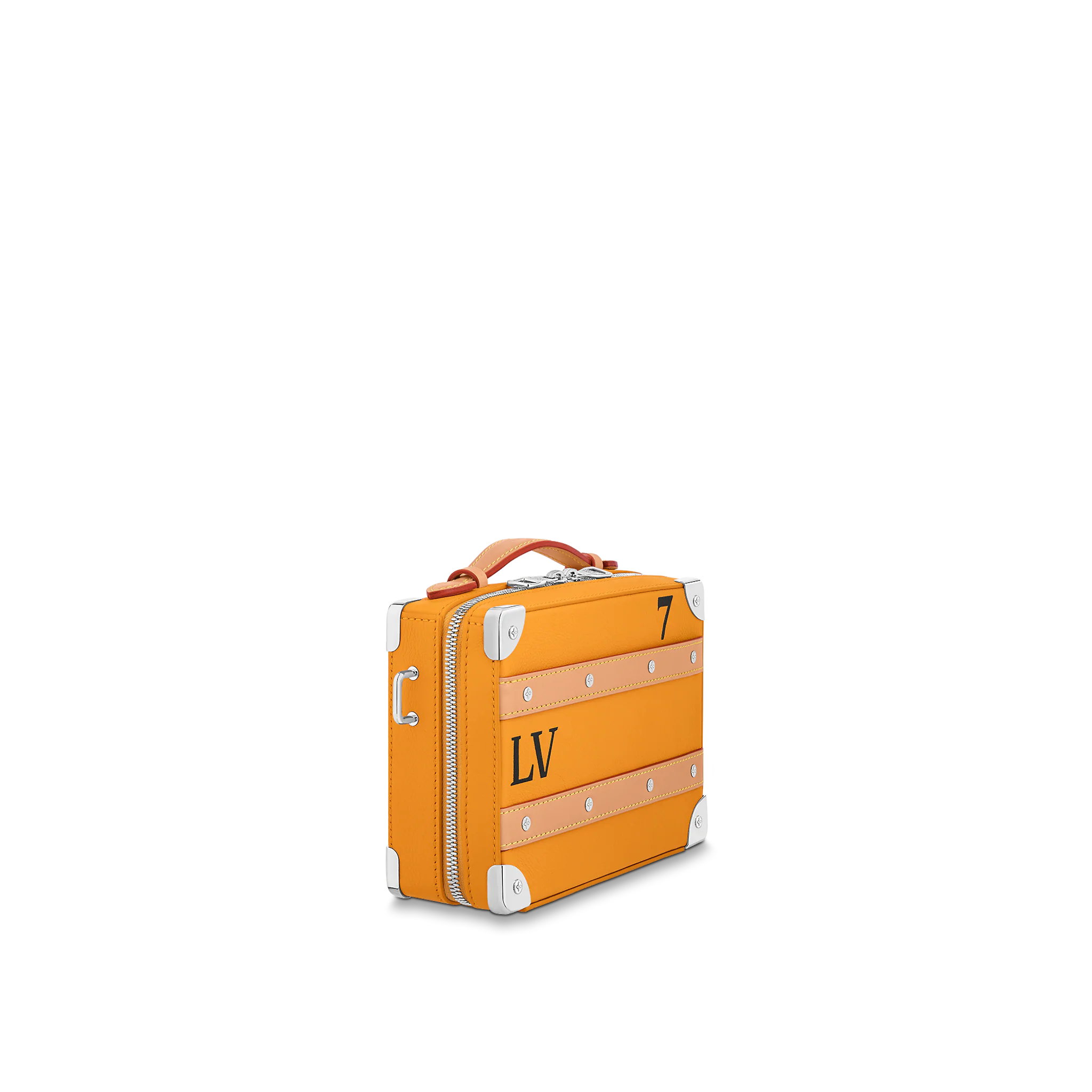 LOUIS VUITTON HANDLE SOFT TRUNK CALF LEATHER SAFFRON M59669_1 LOUIS VUITTON HANDLE SOFT TRUNK CALF LEATHER SAFFRON M59669 1