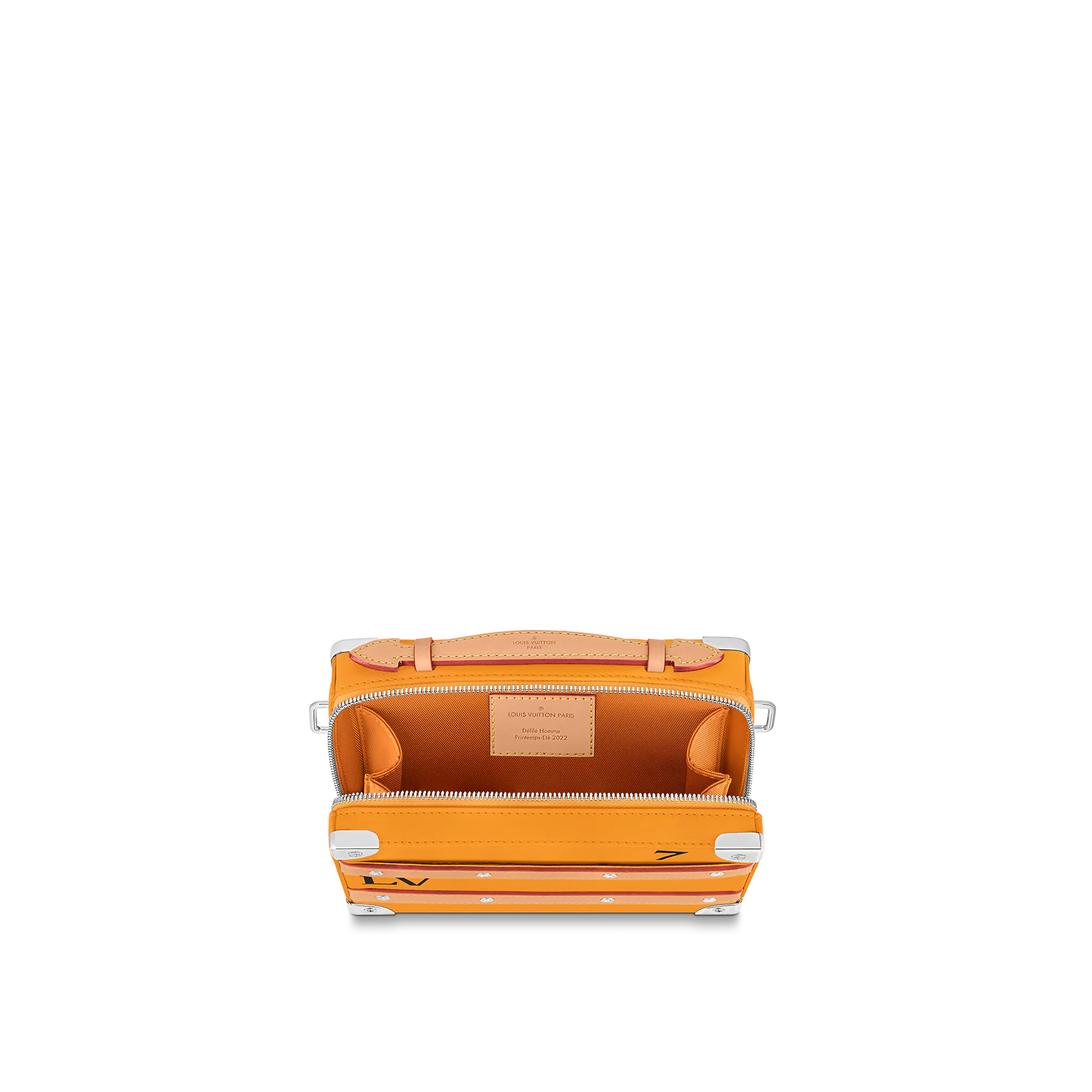 LOUIS VUITTON HANDLE SOFT TRUNK CALF LEATHER SAFFRON M59669_3 LOUIS VUITTON HANDLE SOFT TRUNK CALF LEATHER SAFFRON M59669 3