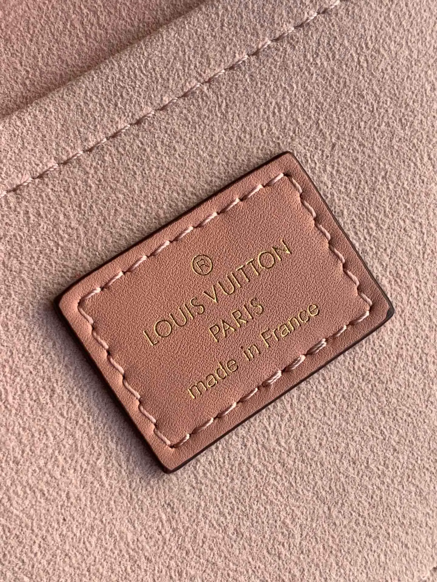 LOUIS VUITTON LOCKY BB BAG MONOGRAM COATED CANVAS ROSE PINK M44080_8 LOUIS VUITTON LOCKY BB BAG MONOGRAM COATED CANVAS ROSE PINK M44080 8