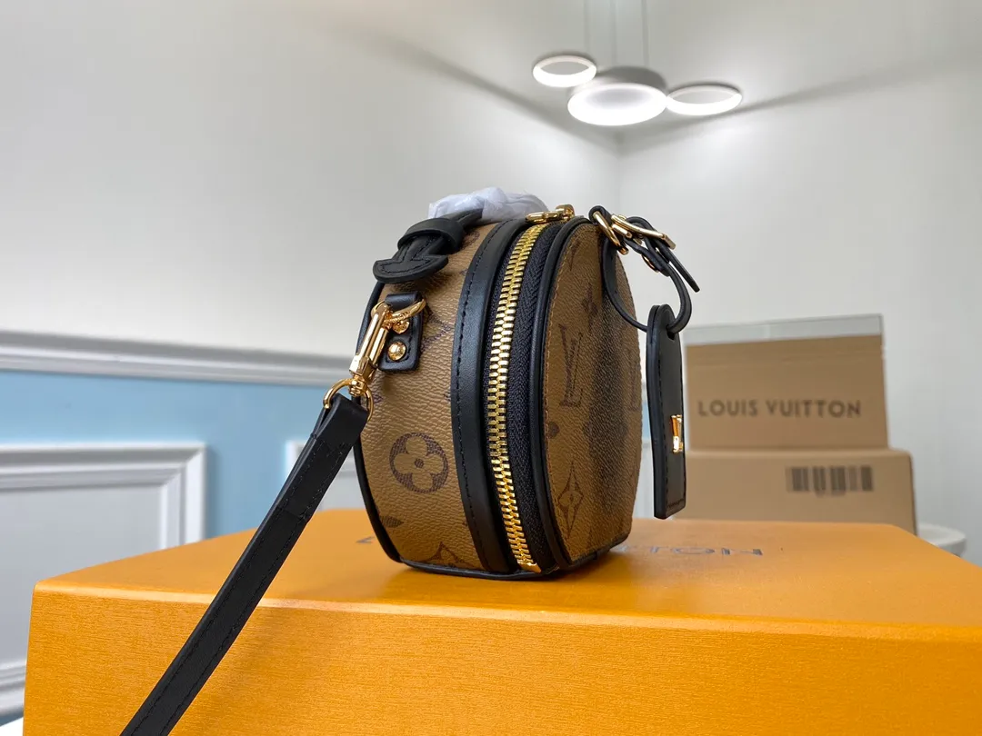 LOUIS VUITTON MINI BOÎTE CHAPEAU BAG MONOGRAM REVERSE COATED CANVAS M68276_2 LOUIS VUITTON MINI BOITE CHAPEAU BAG MONOGRAM REVERSE COATED CANVAS M68276 2