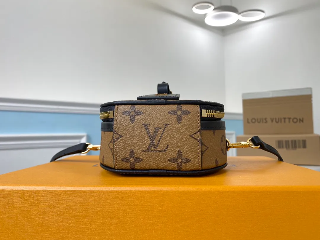 LOUIS VUITTON MINI BOÎTE CHAPEAU BAG MONOGRAM REVERSE COATED CANVAS M68276_4 LOUIS VUITTON MINI BOITE CHAPEAU BAG MONOGRAM REVERSE COATED CANVAS M68276 4