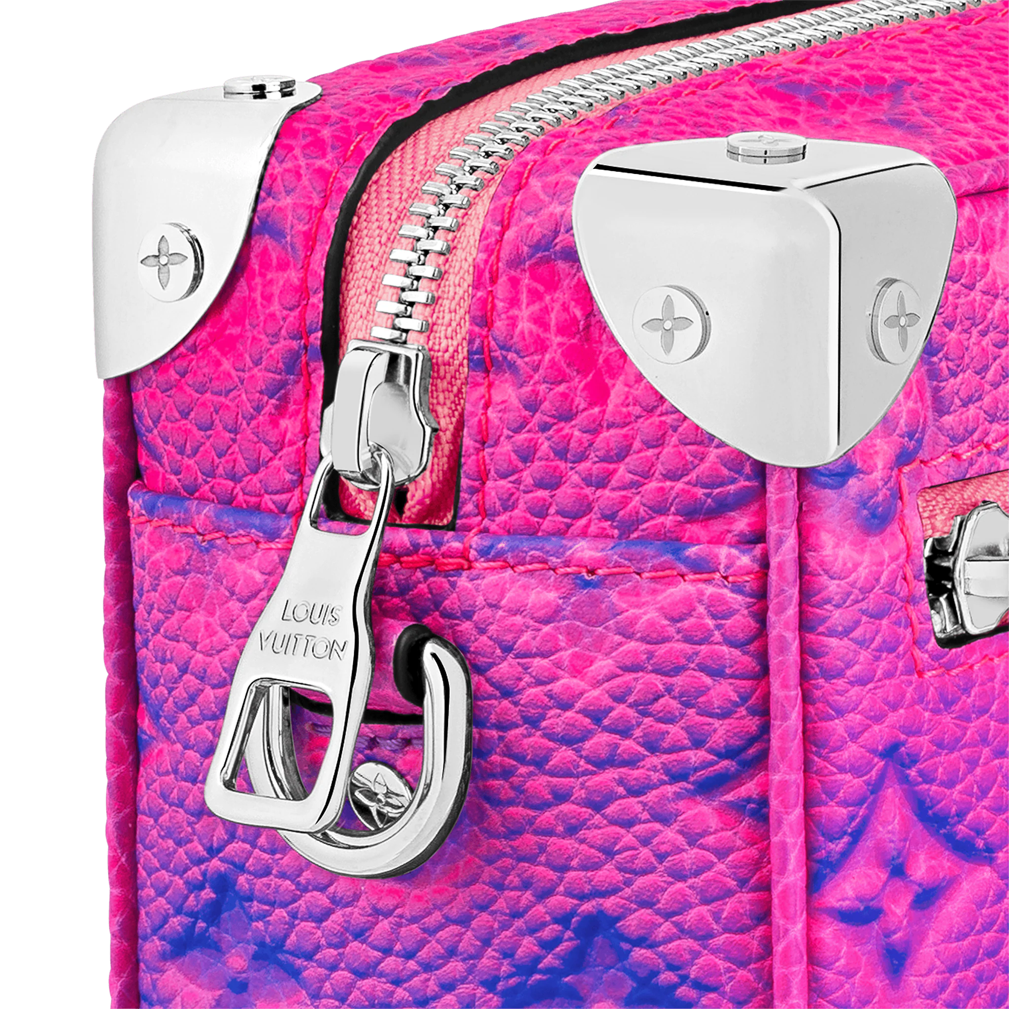 LOUIS VUITTON MINI SOFT TRUNK BAG COWHIDE LEATHER PINK M81219_3 LOUIS VUITTON MINI SOFT TRUNK BAG COWHIDE LEATHER PINK M81219 3