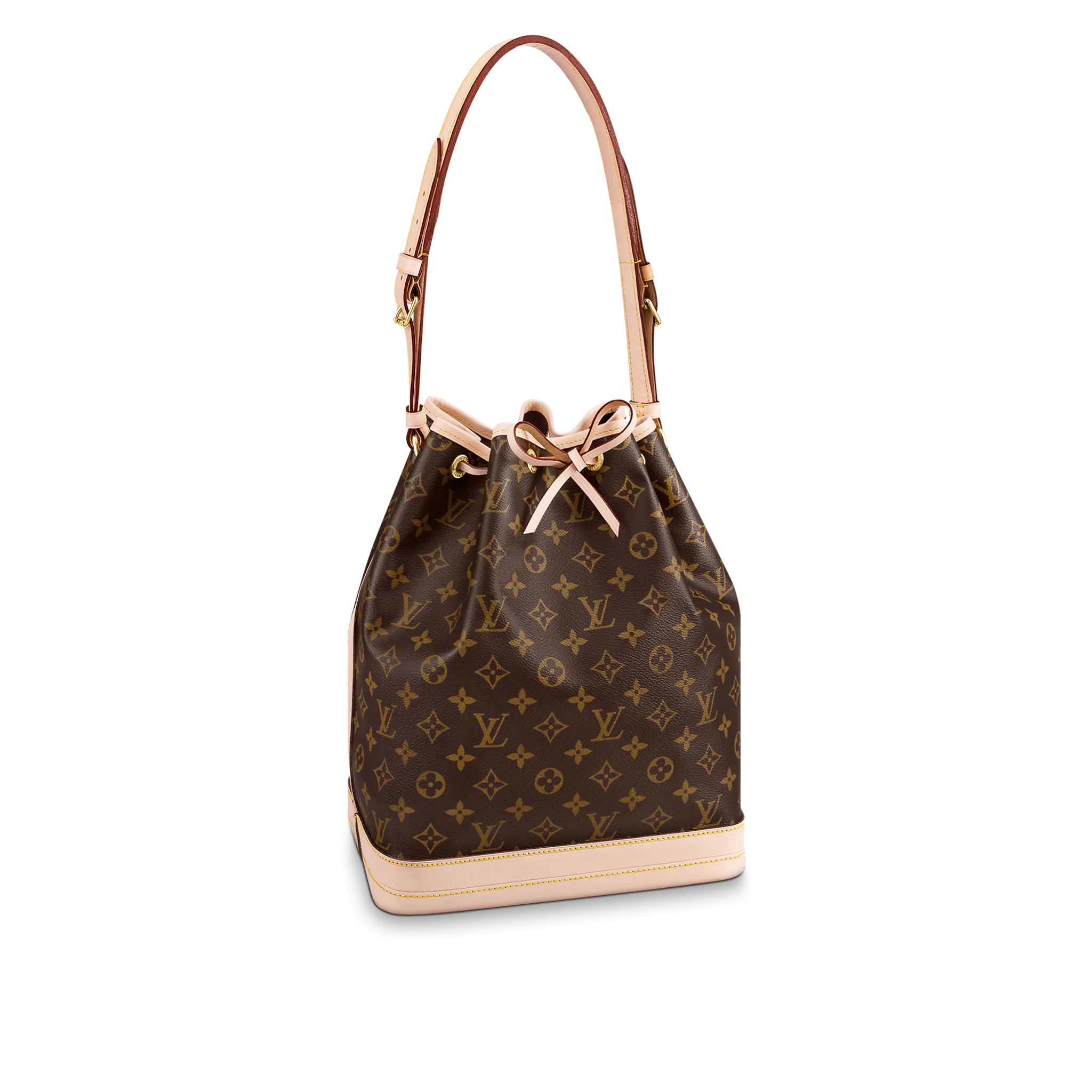 LOUIS VUITTON NOÉ BUCKET BAG MONOGRAM COATED CANVAS M42224 LOUIS VUITTON NOE BUCKET BAG MONOGRAM COATED CANVAS M42224